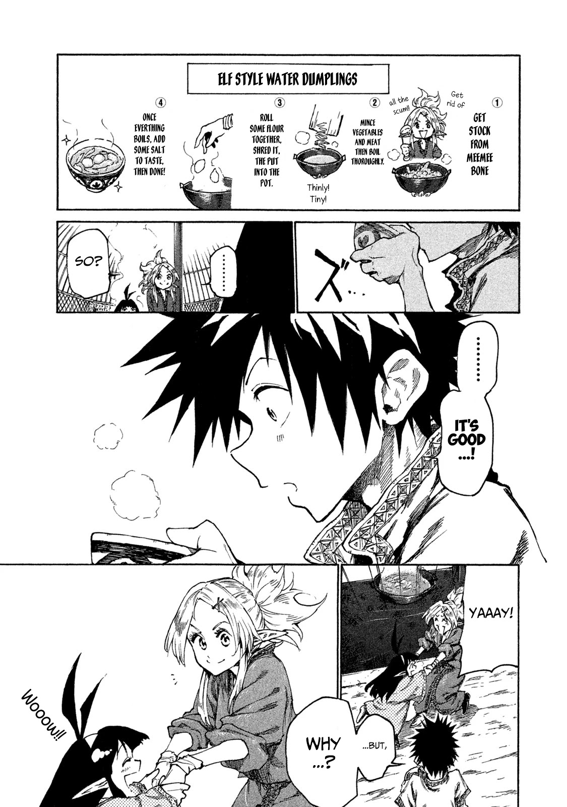 Mazumeshi Elf to Youbokugurashi Chapter 16 page 13 - Chapter 16: What lies beyond resolve