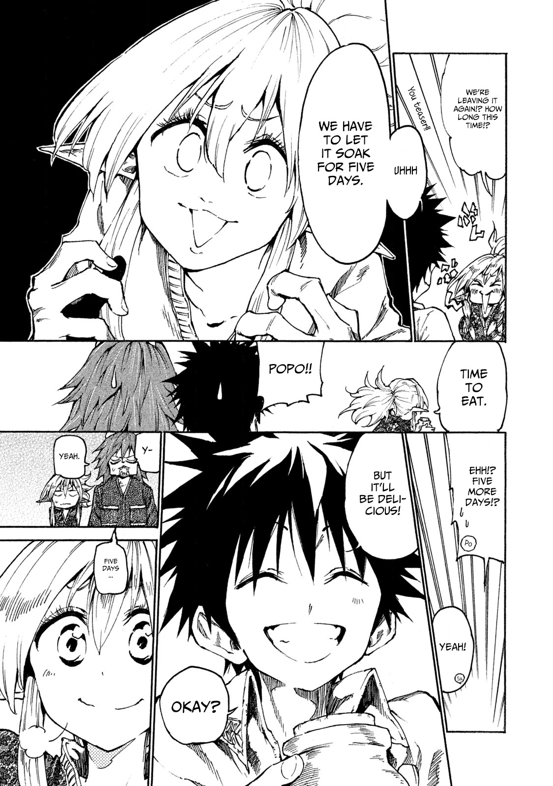 Mazumeshi Elf to Youbokugurashi Chapter 17 page 19 - Chapter 17: Spring and Olives