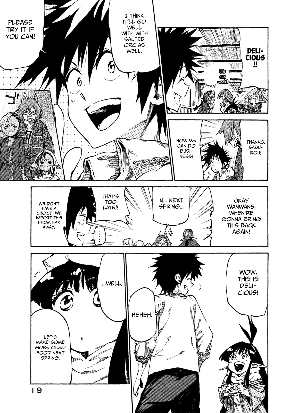 Mazumeshi Elf to Youbokugurashi Chapter 17 page 21 - Chapter 17: Spring and Olives