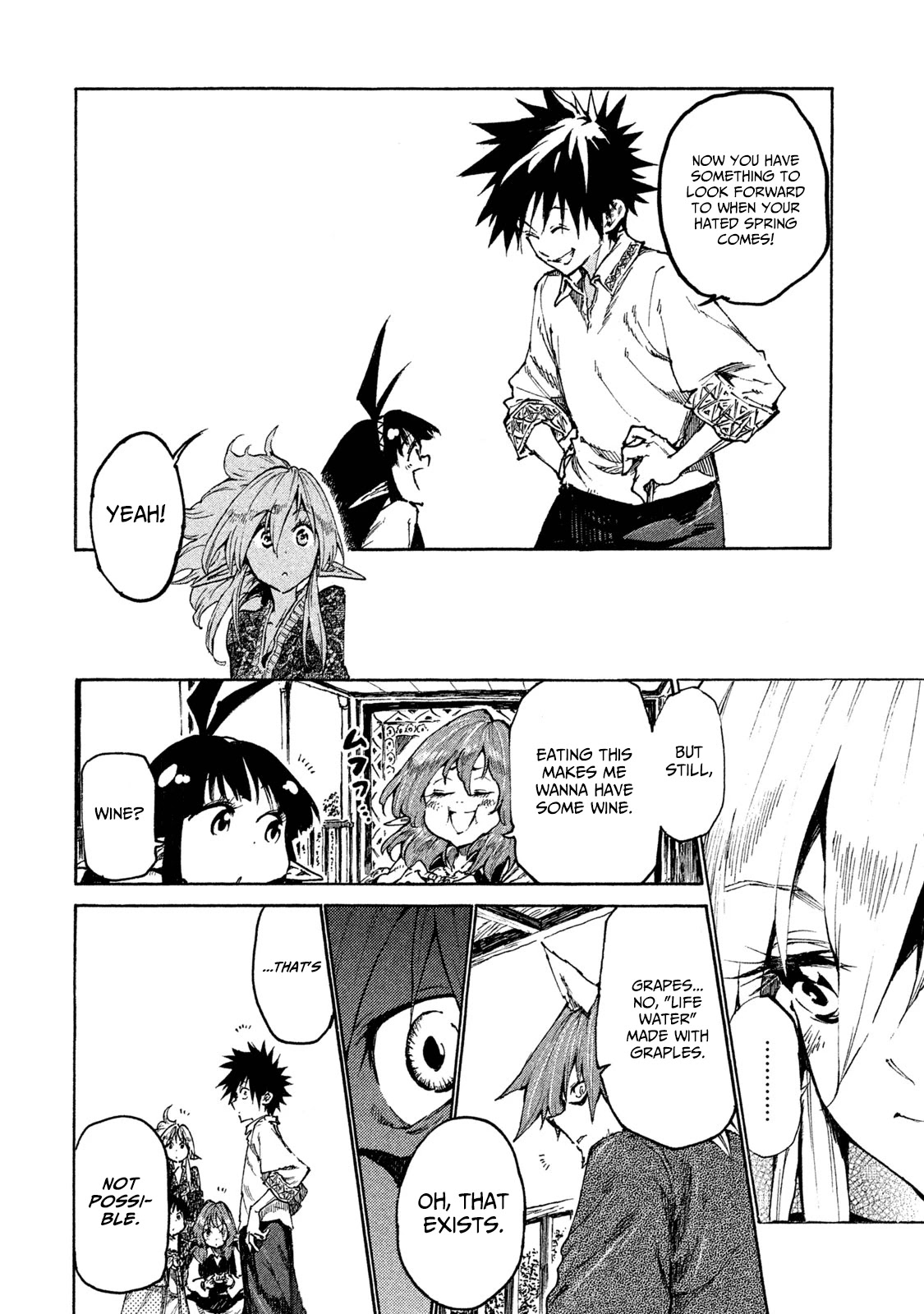 Mazumeshi Elf to Youbokugurashi Chapter 17 page 22 - Chapter 17: Spring and Olives