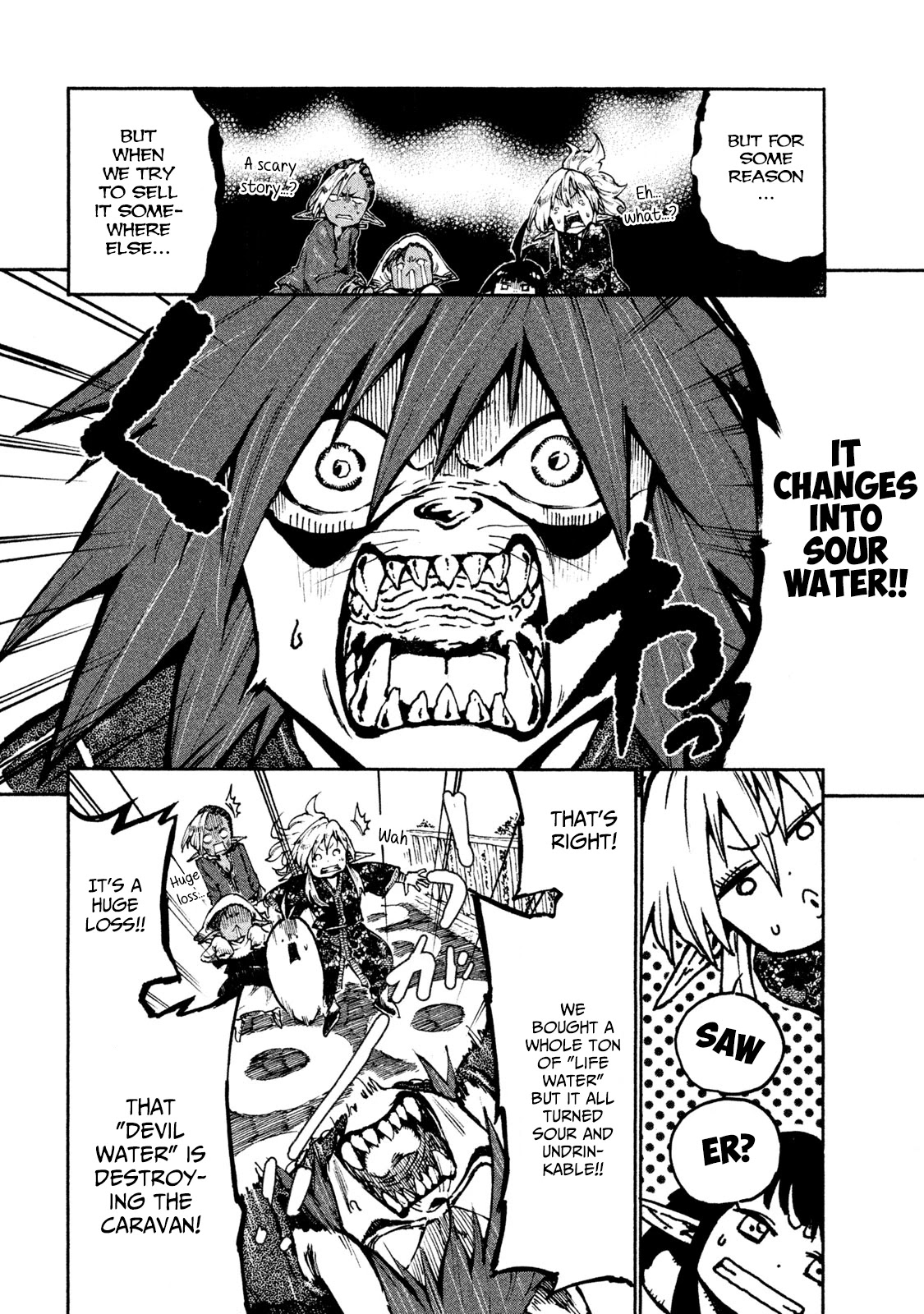 Mazumeshi Elf to Youbokugurashi Chapter 18 page 4 - Chapter 18: Devil Water