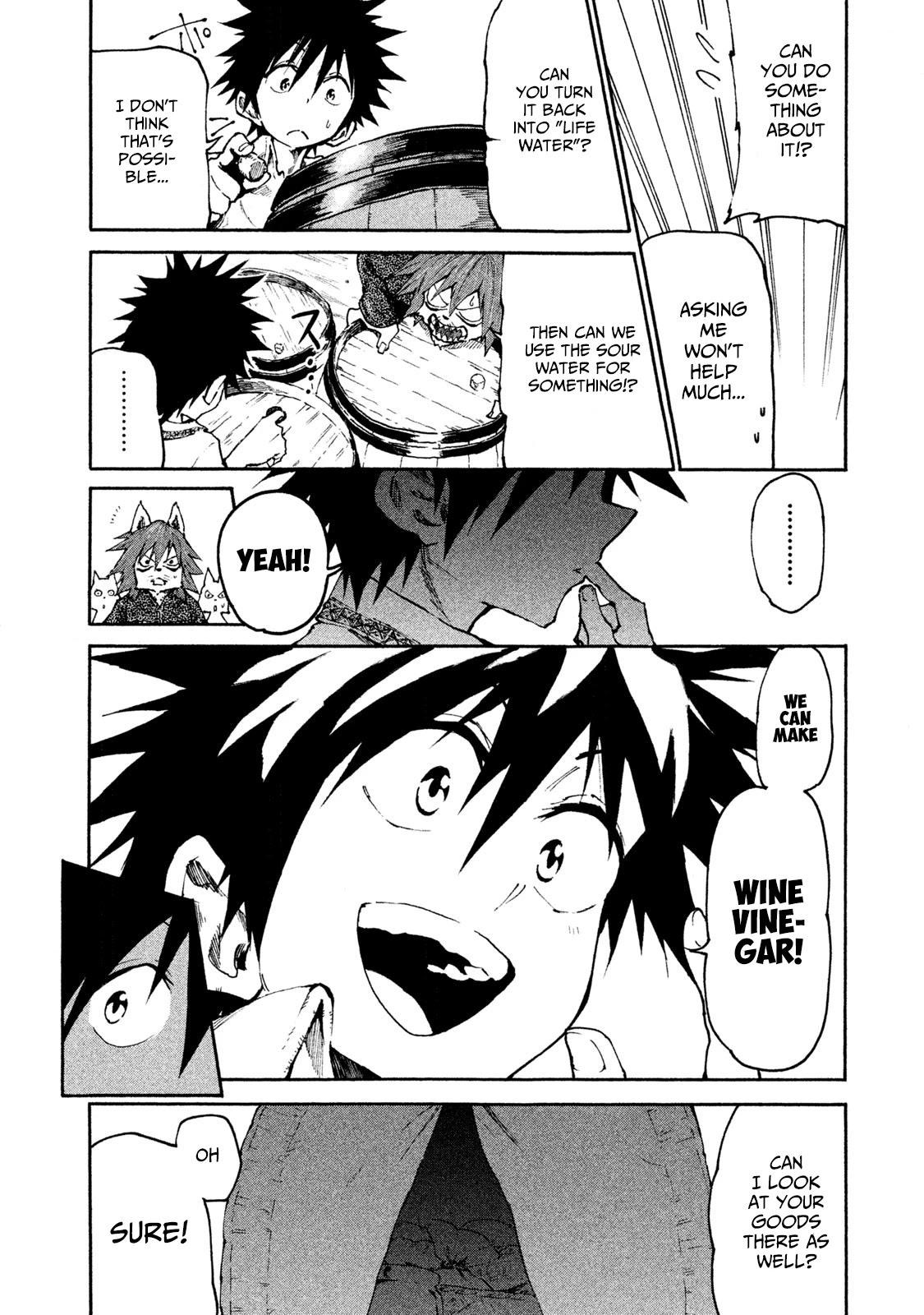 Mazumeshi Elf to Youbokugurashi Chapter 18 page 7 - Chapter 18: Devil Water