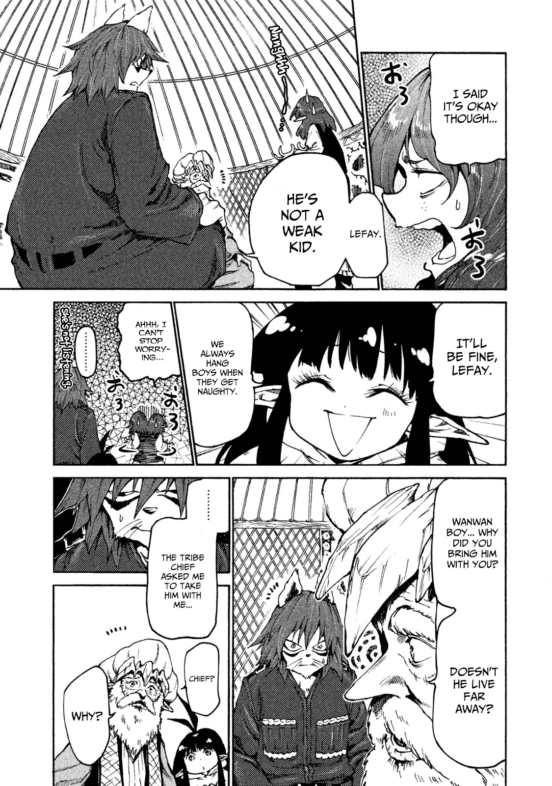 Mazumeshi Elf to Youbokugurashi Chapter 19 page 7 - Chapter 19: Pleasure and Daemon