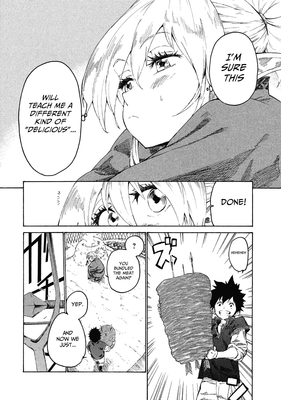 Mazumeshi Elf to Youbokugurashi Chapter 2 page 27 - Chapter 2: The melancholy of Pepe