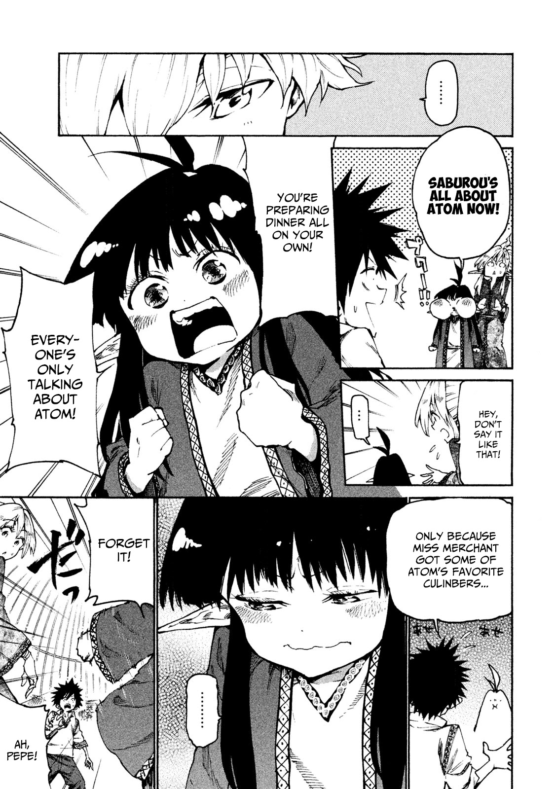 Mazumeshi Elf to Youbokugurashi Chapter 20 page 7 - Chapter 20: Pepe's envy
