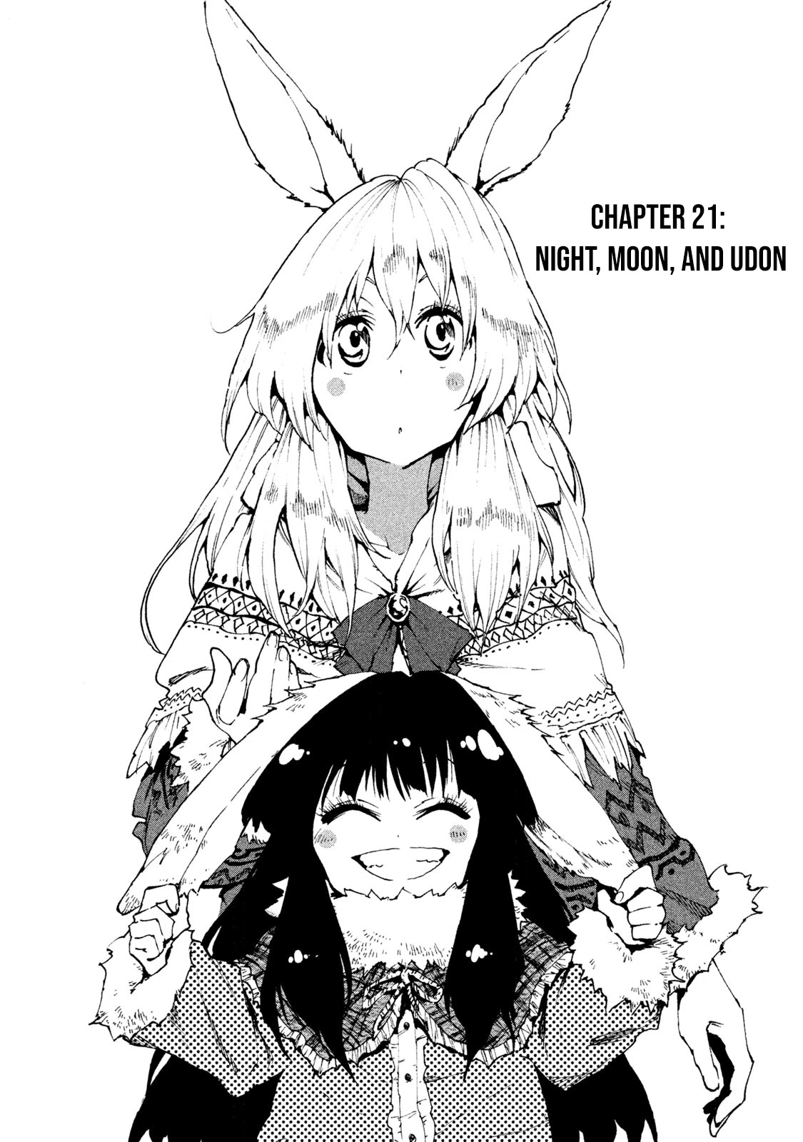 Mazumeshi Elf to Youbokugurashi Chapter 21 page 1 - Chapter 21: Night, moon, and udon