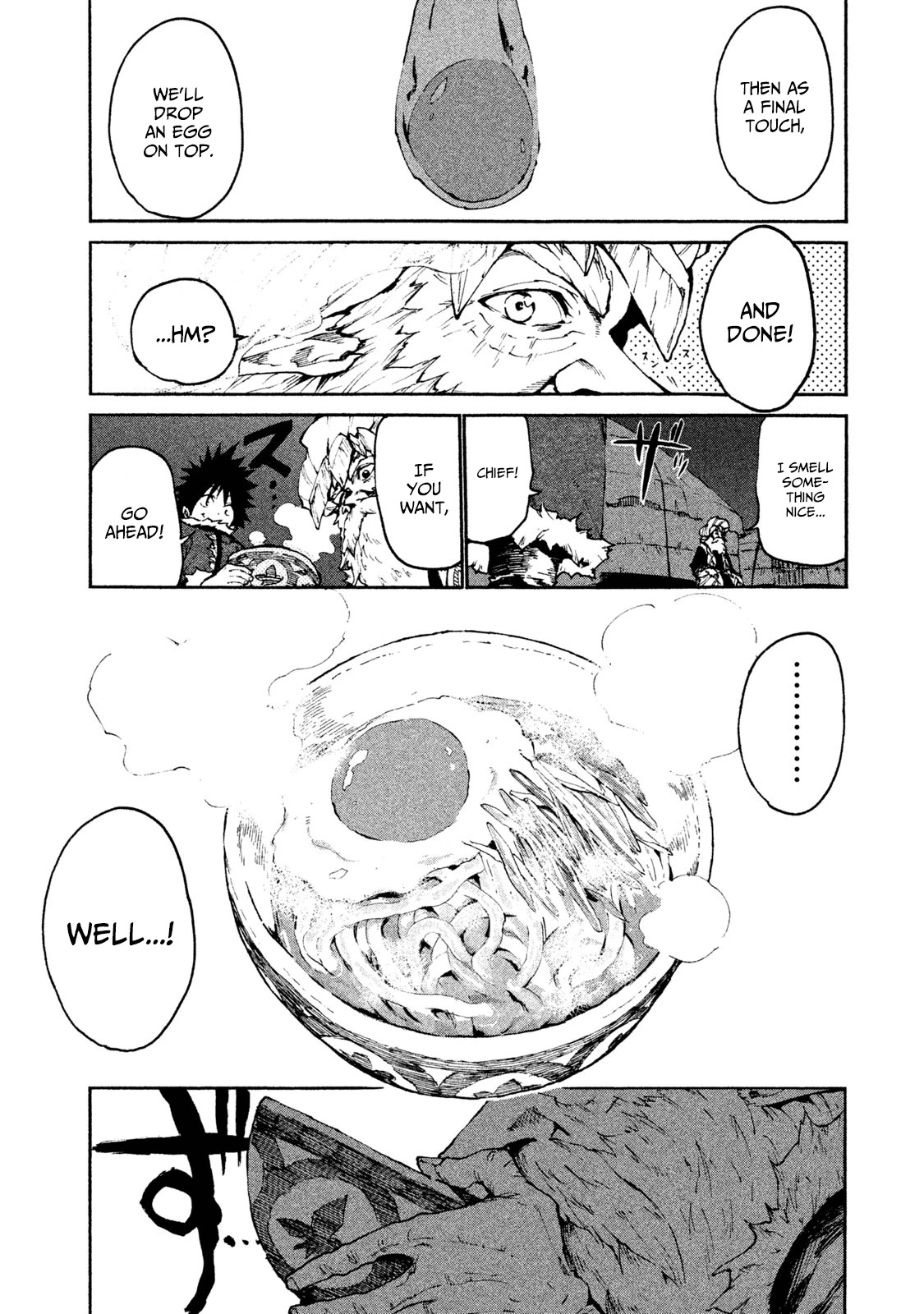 Mazumeshi Elf to Youbokugurashi Chapter 21 page 11 - Chapter 21: Night, moon, and udon