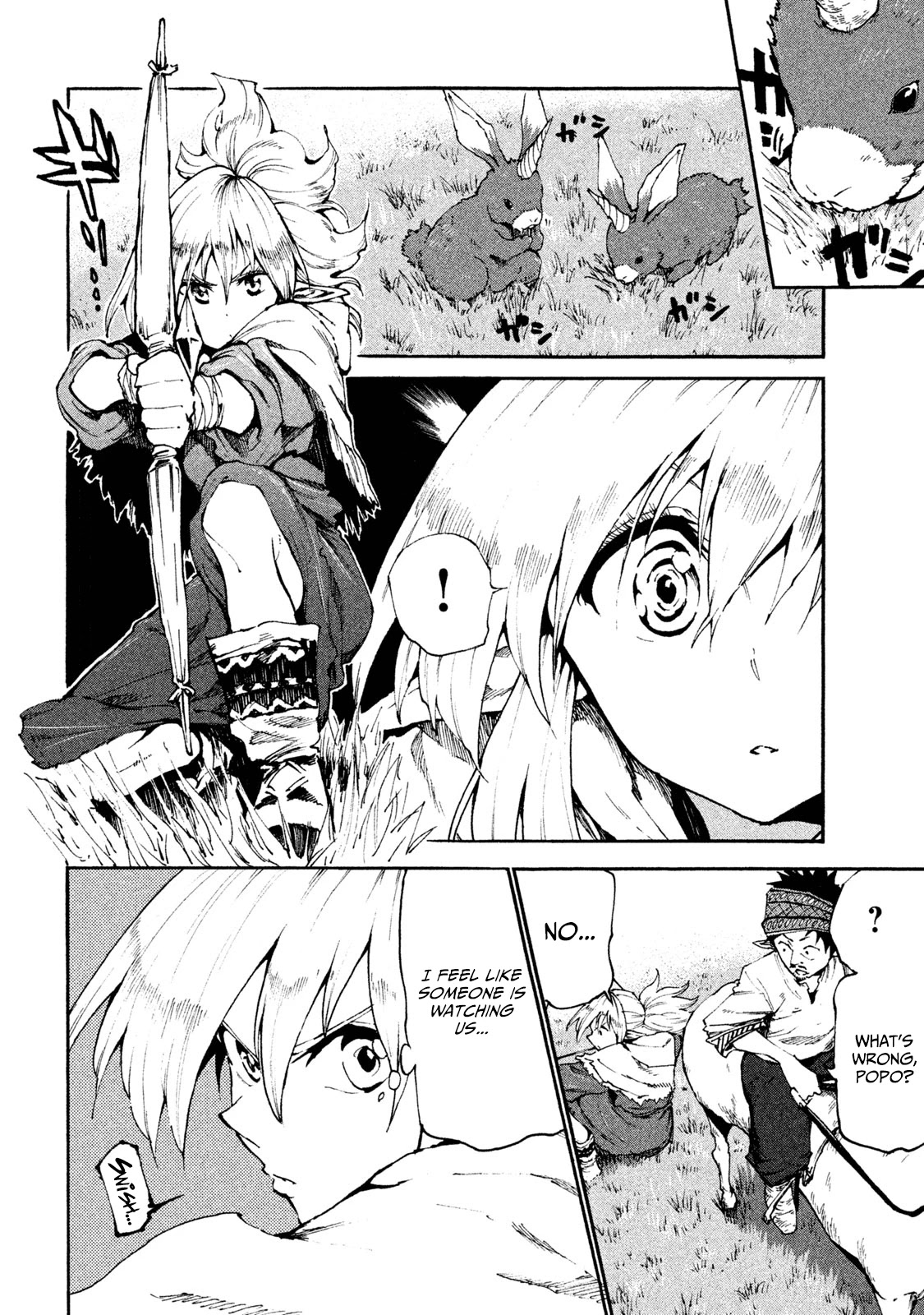 Mazumeshi Elf to Youbokugurashi Chapter 21 page 2 - Chapter 21: Night, moon, and udon