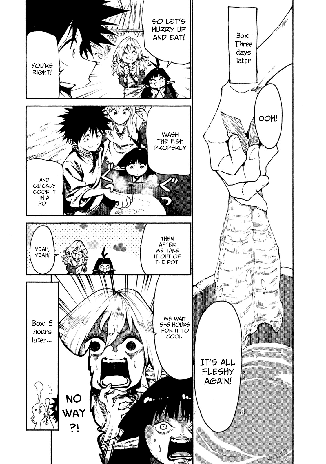 Mazumeshi Elf to Youbokugurashi Chapter 22 page 20 - Chapter 22: Disaster for the Karakara Clan