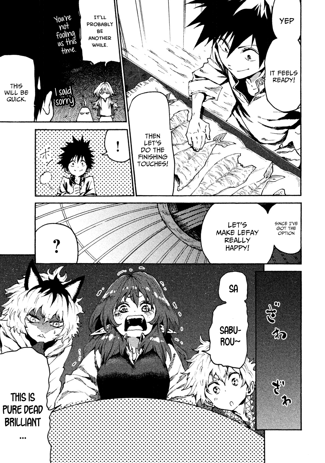 Mazumeshi Elf to Youbokugurashi Chapter 22 page 21 - Chapter 22: Disaster for the Karakara Clan