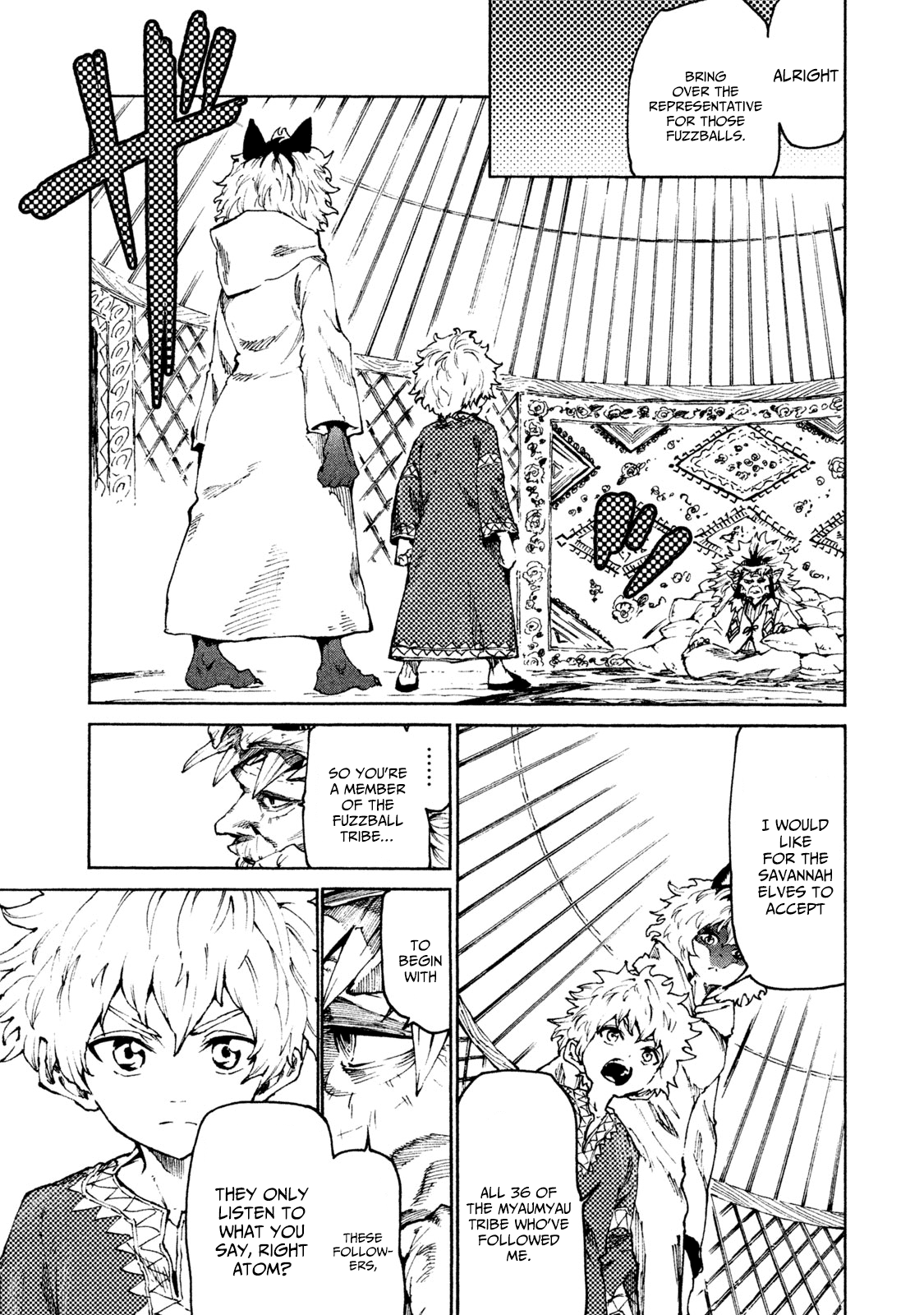 Mazumeshi Elf to Youbokugurashi Chapter 24 page 9 - Chapter 24: Grand Elf Chieftain