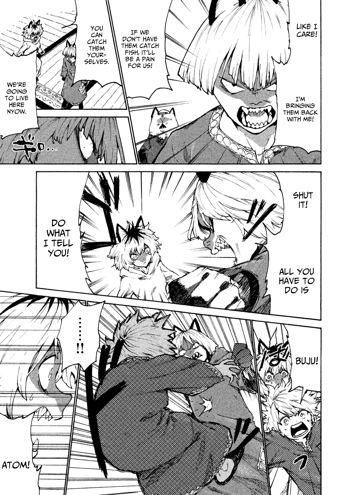 Mazumeshi Elf to Youbokugurashi Chapter 25 page 15 - Chapter 25: Karakara Tribe and Myaumyau Tribe