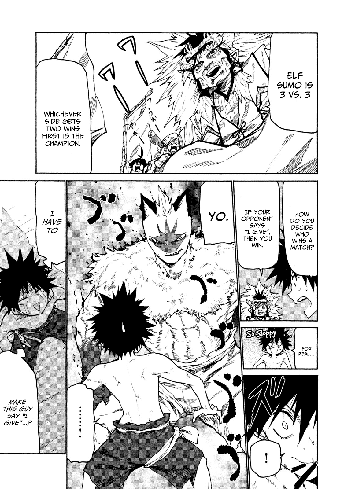 Mazumeshi Elf to Youbokugurashi Chapter 25 page 19 - Chapter 25: Karakara Tribe and Myaumyau Tribe