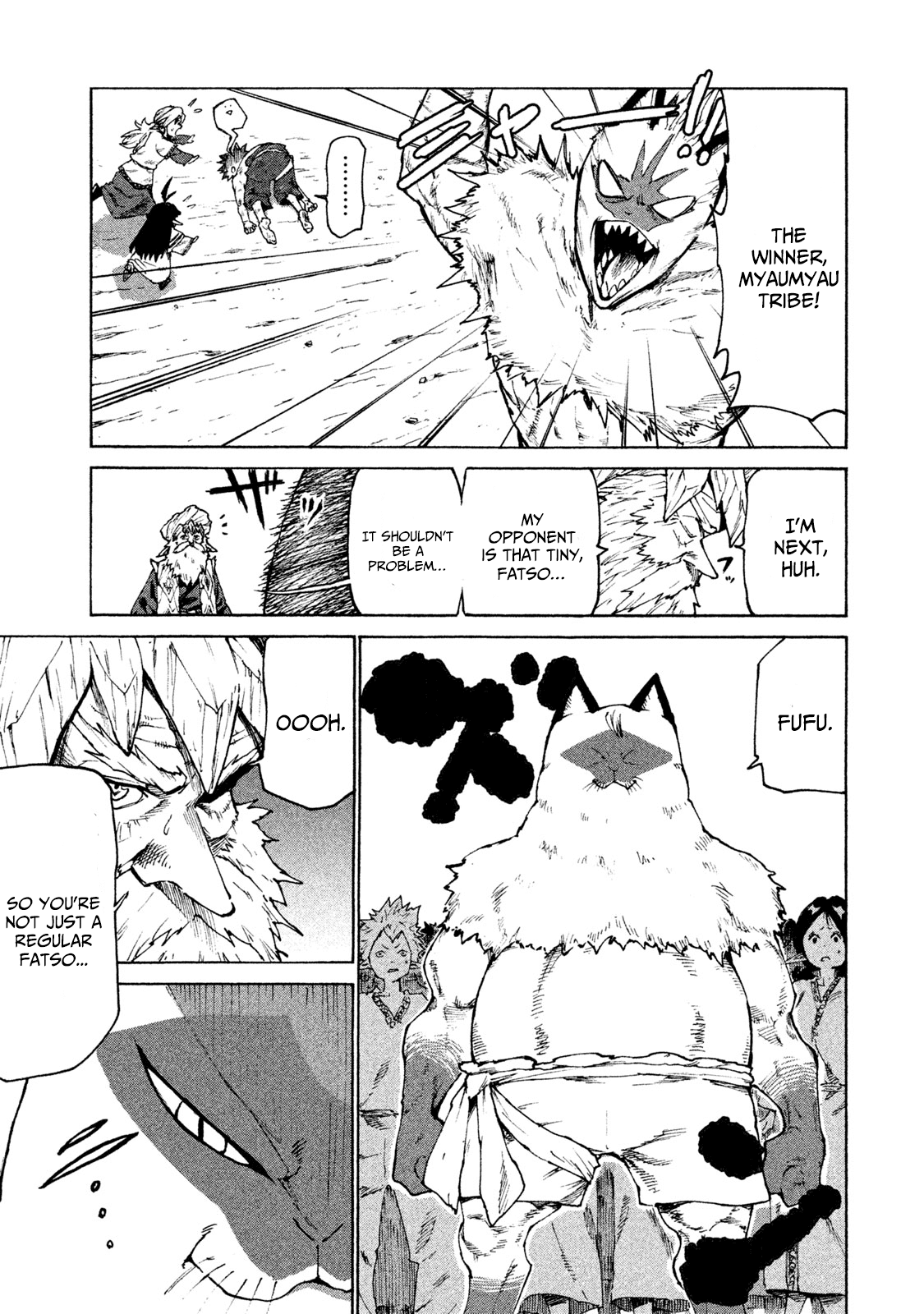 Mazumeshi Elf to Youbokugurashi Chapter 25 page 21 - Chapter 25: Karakara Tribe and Myaumyau Tribe