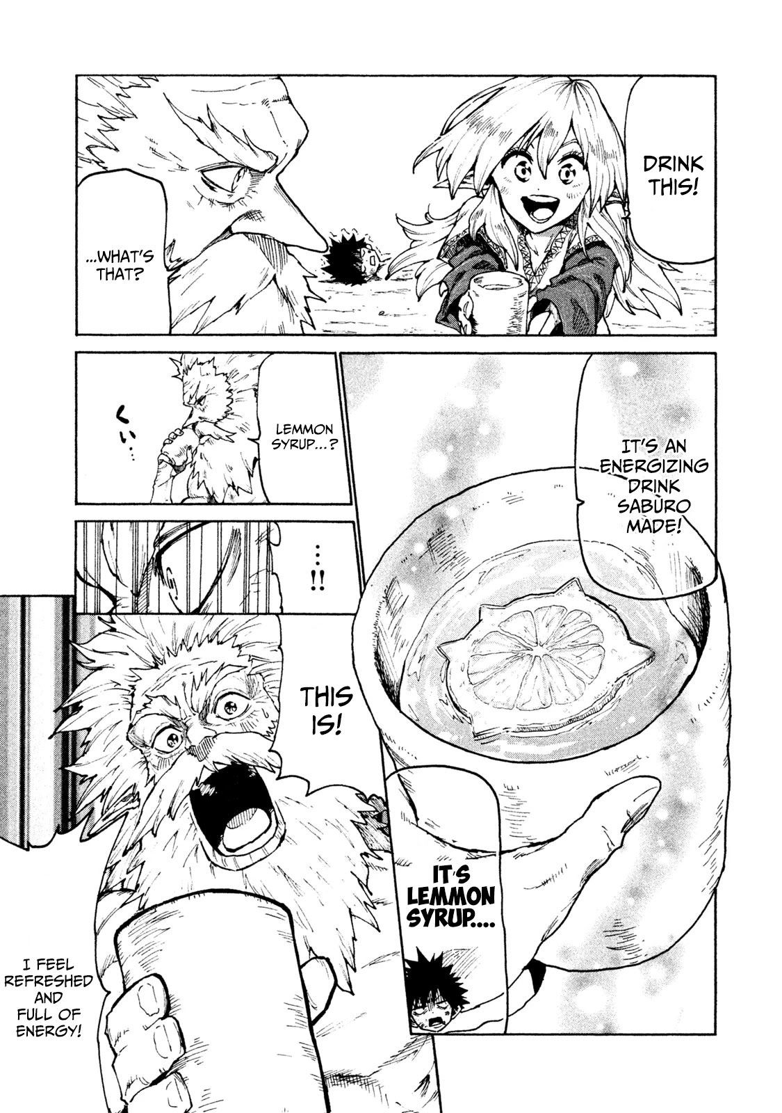 Mazumeshi Elf to Youbokugurashi Chapter 25 page 23 - Chapter 25: Karakara Tribe and Myaumyau Tribe