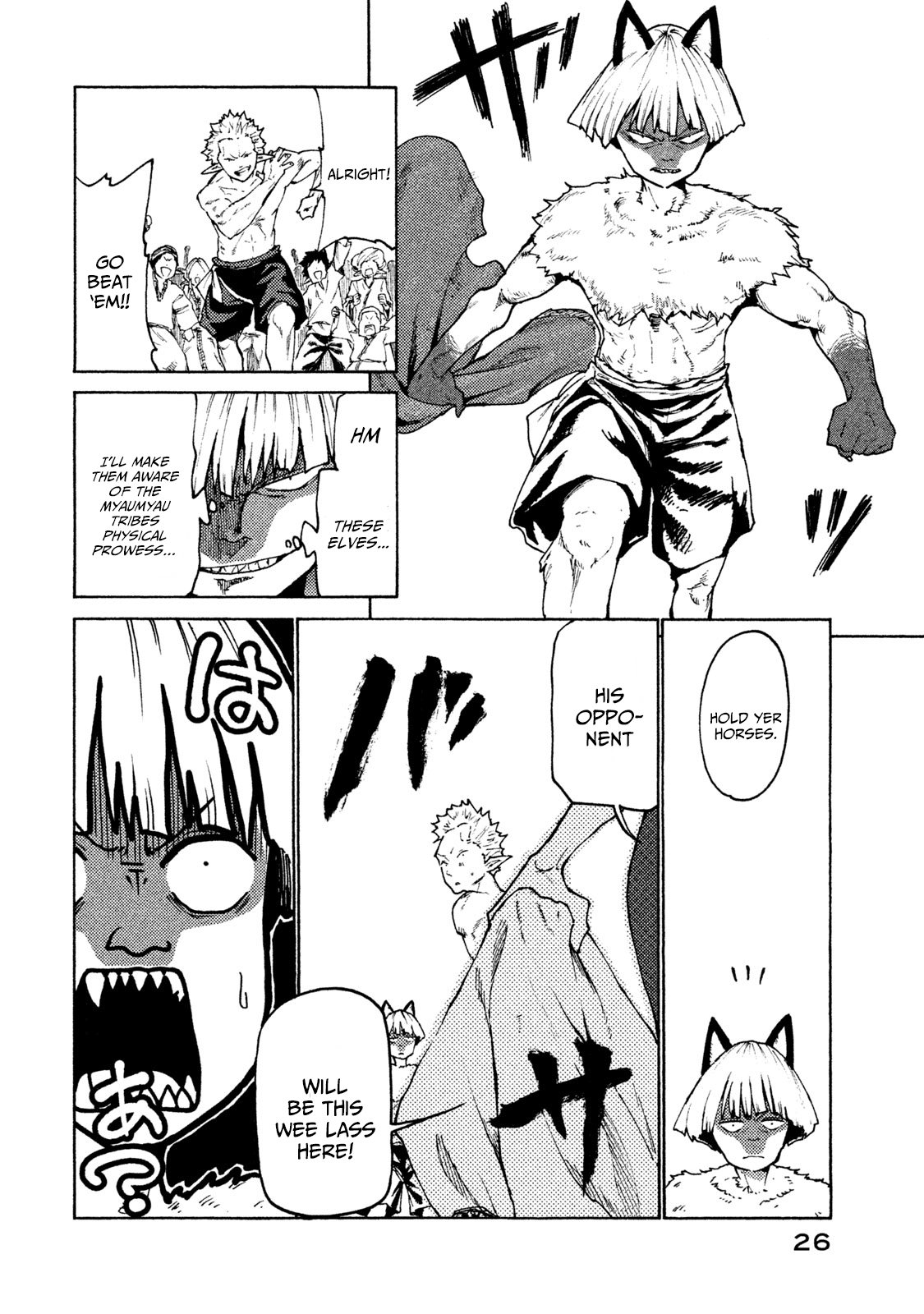 Mazumeshi Elf to Youbokugurashi Chapter 25 page 28 - Chapter 25: Karakara Tribe and Myaumyau Tribe