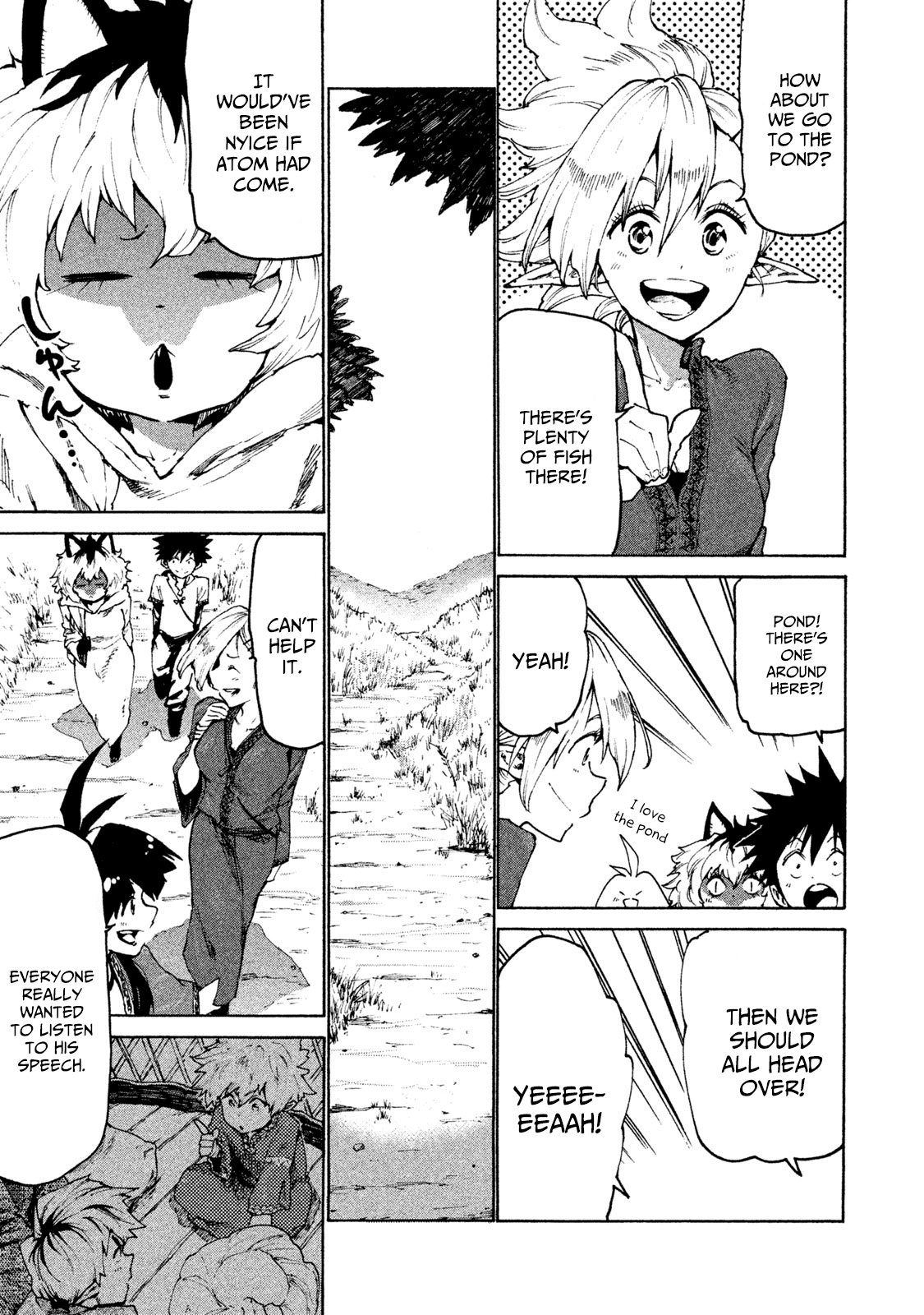 Mazumeshi Elf to Youbokugurashi Chapter 27 page 3 - Chapter 27: Everyone’s Outing