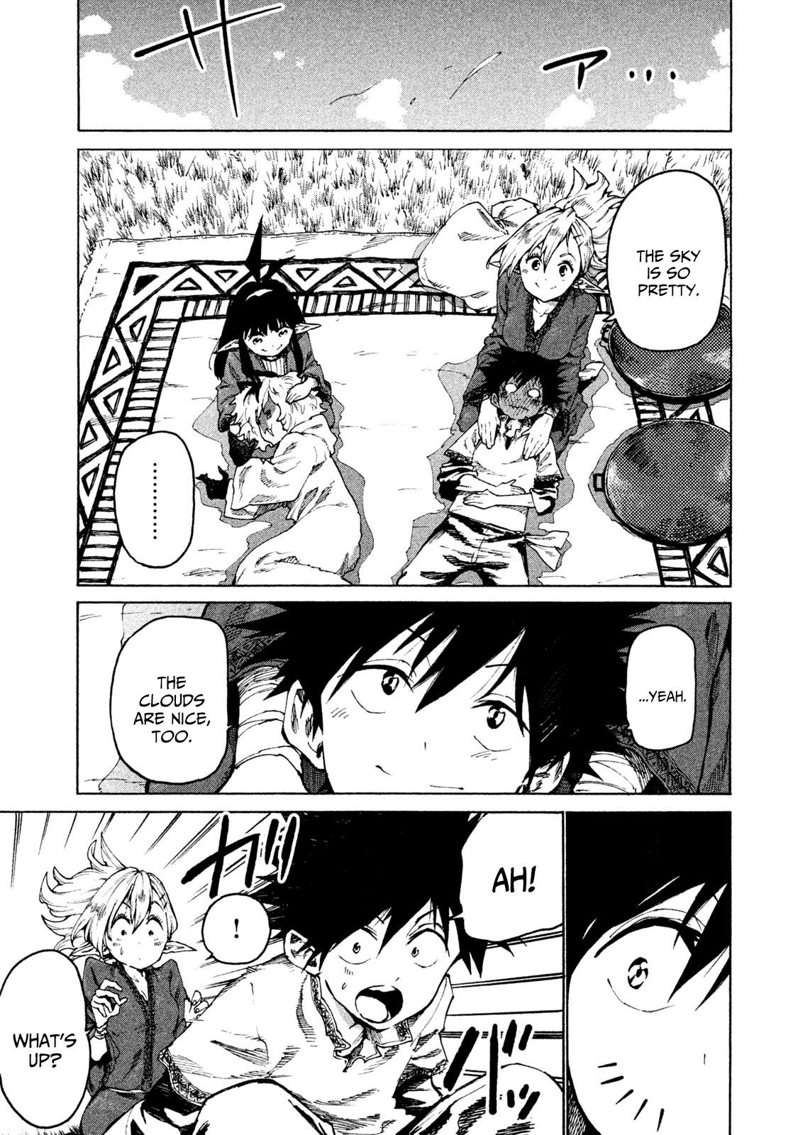 Mazumeshi Elf to Youbokugurashi Chapter 27 page 7 - Chapter 27: Everyone’s Outing