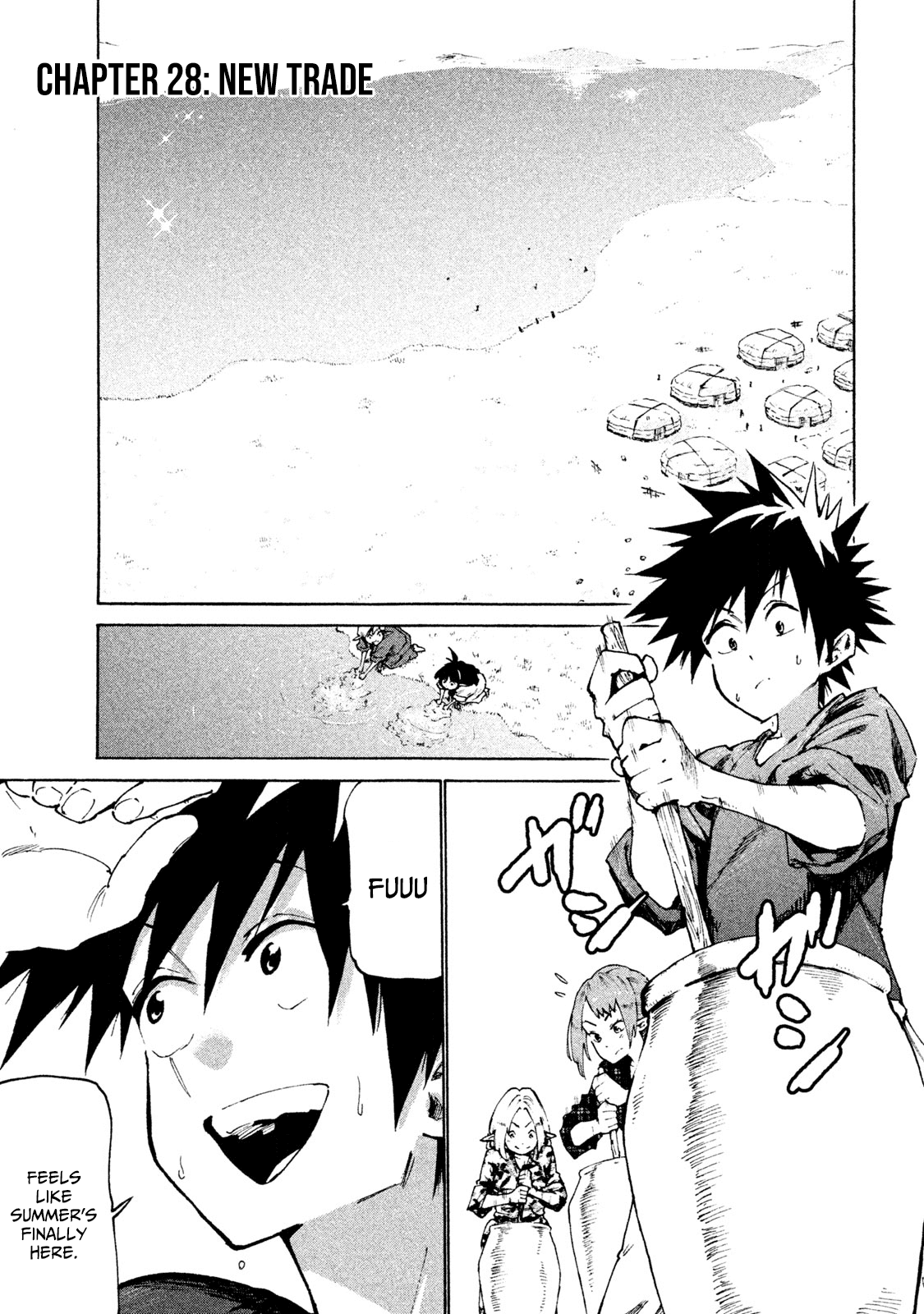 Mazumeshi Elf to Youbokugurashi Chapter 28 page 1 - Chapter 28