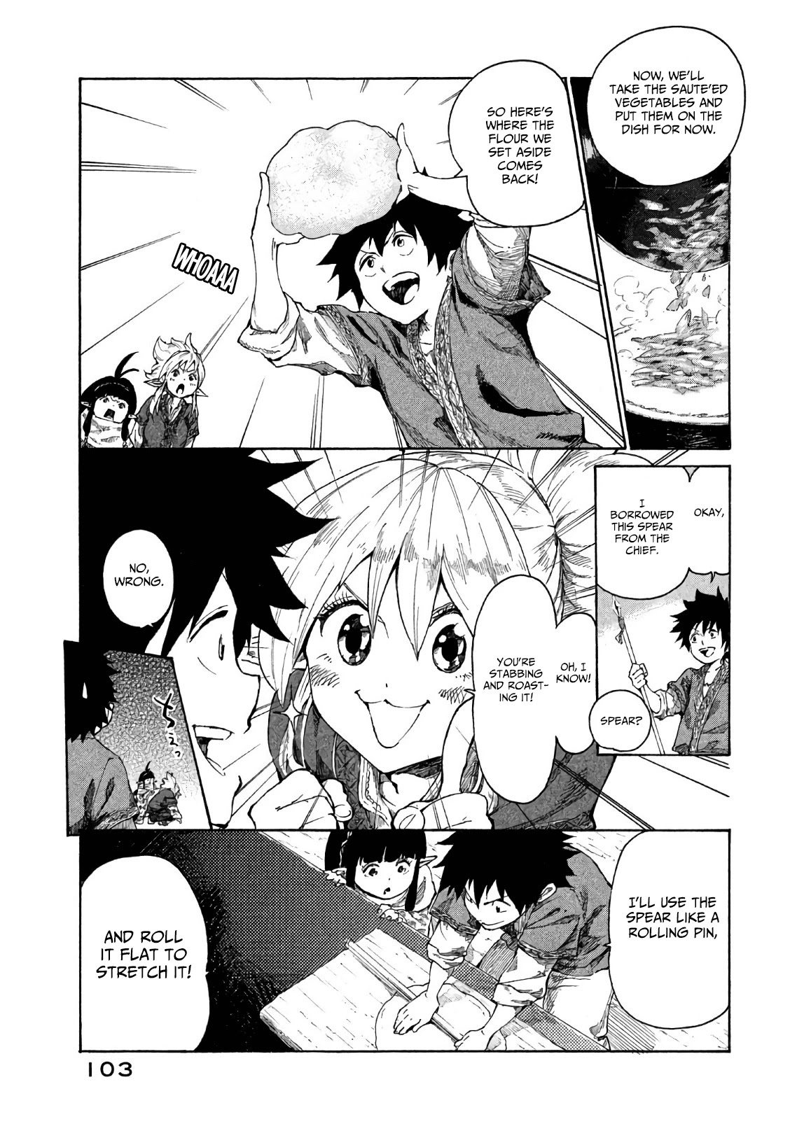 Mazumeshi Elf to Youbokugurashi Chapter 3 page 16 - Chapter 3: The worries of a wedded girl