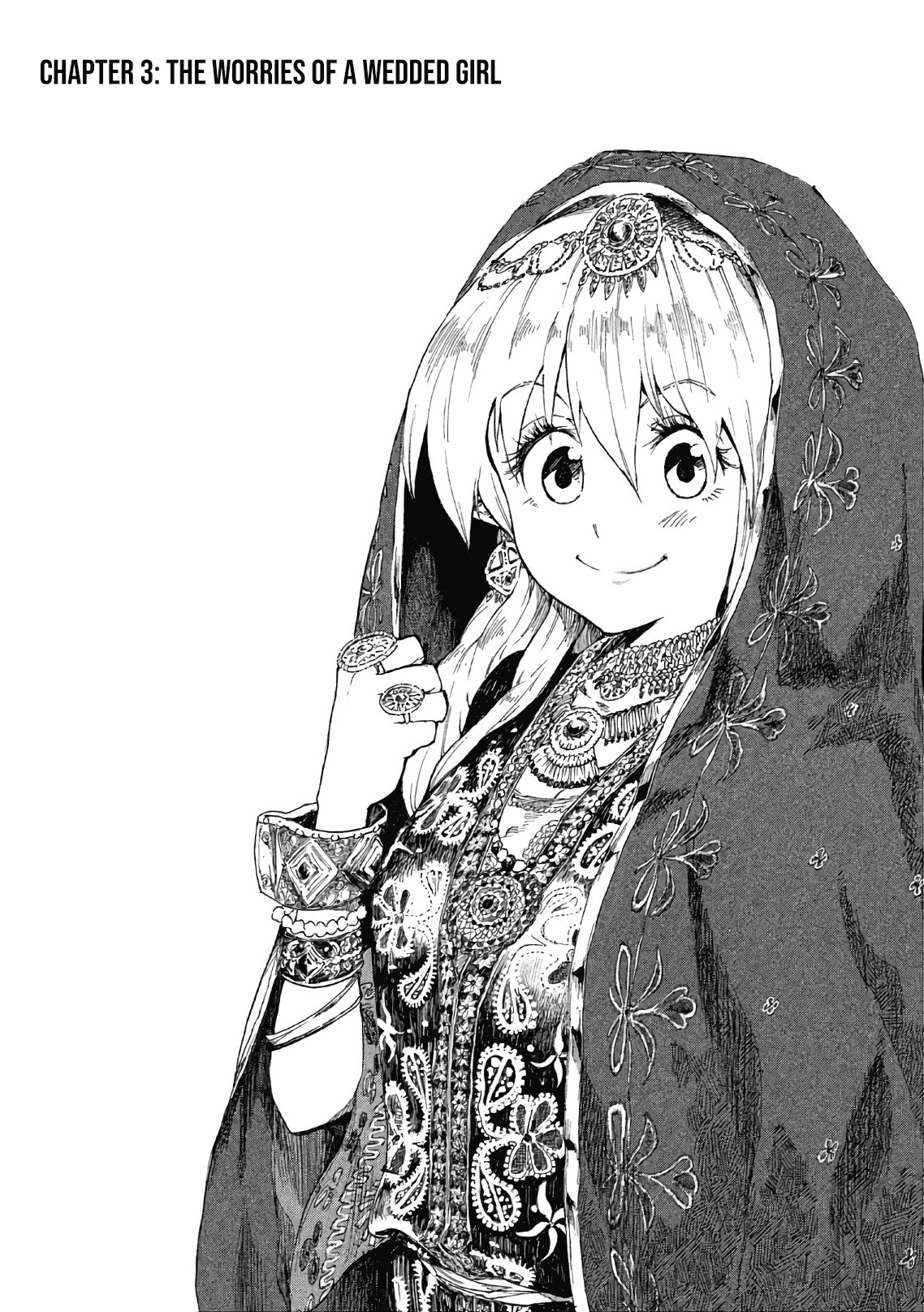 Mazumeshi Elf to Youbokugurashi Chapter 3 page 2 - Chapter 3: The worries of a wedded girl