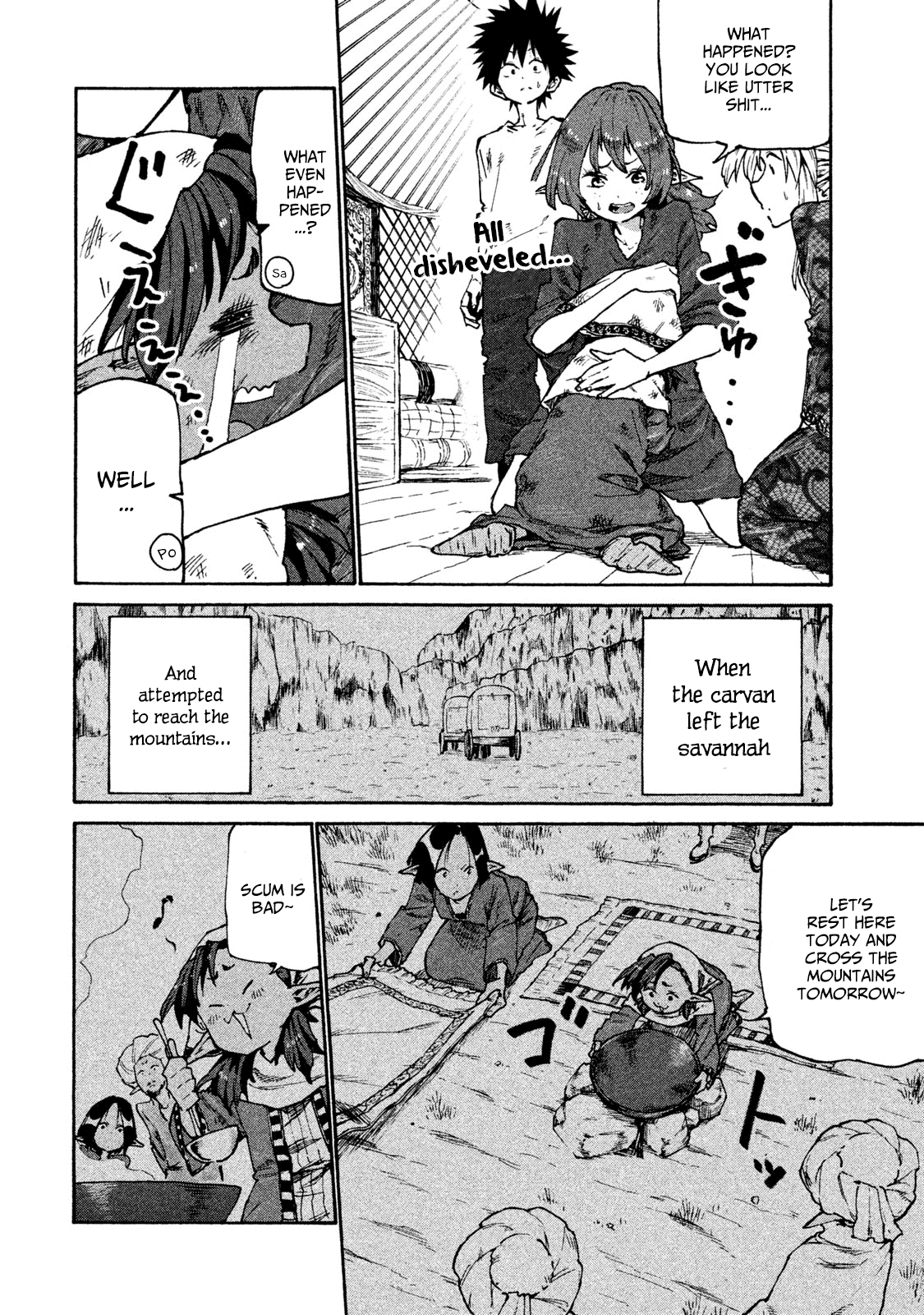 Mazumeshi Elf to Youbokugurashi Chapter 32 page 6 - Chapter 32