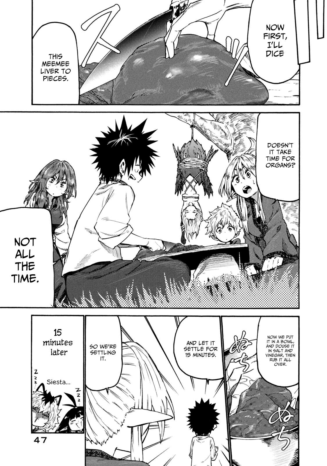 Mazumeshi Elf to Youbokugurashi Chapter 34 page 21 - Chapter 34