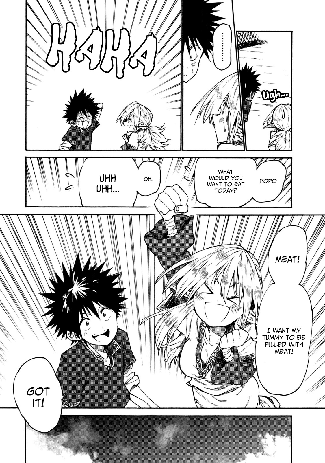 Mazumeshi Elf to Youbokugurashi Chapter 35 page 12 - Chapter 35