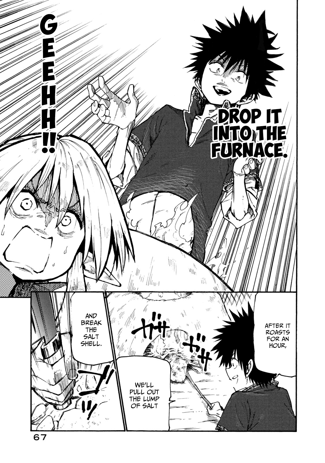 Mazumeshi Elf to Youbokugurashi Chapter 35 page 15 - Chapter 35