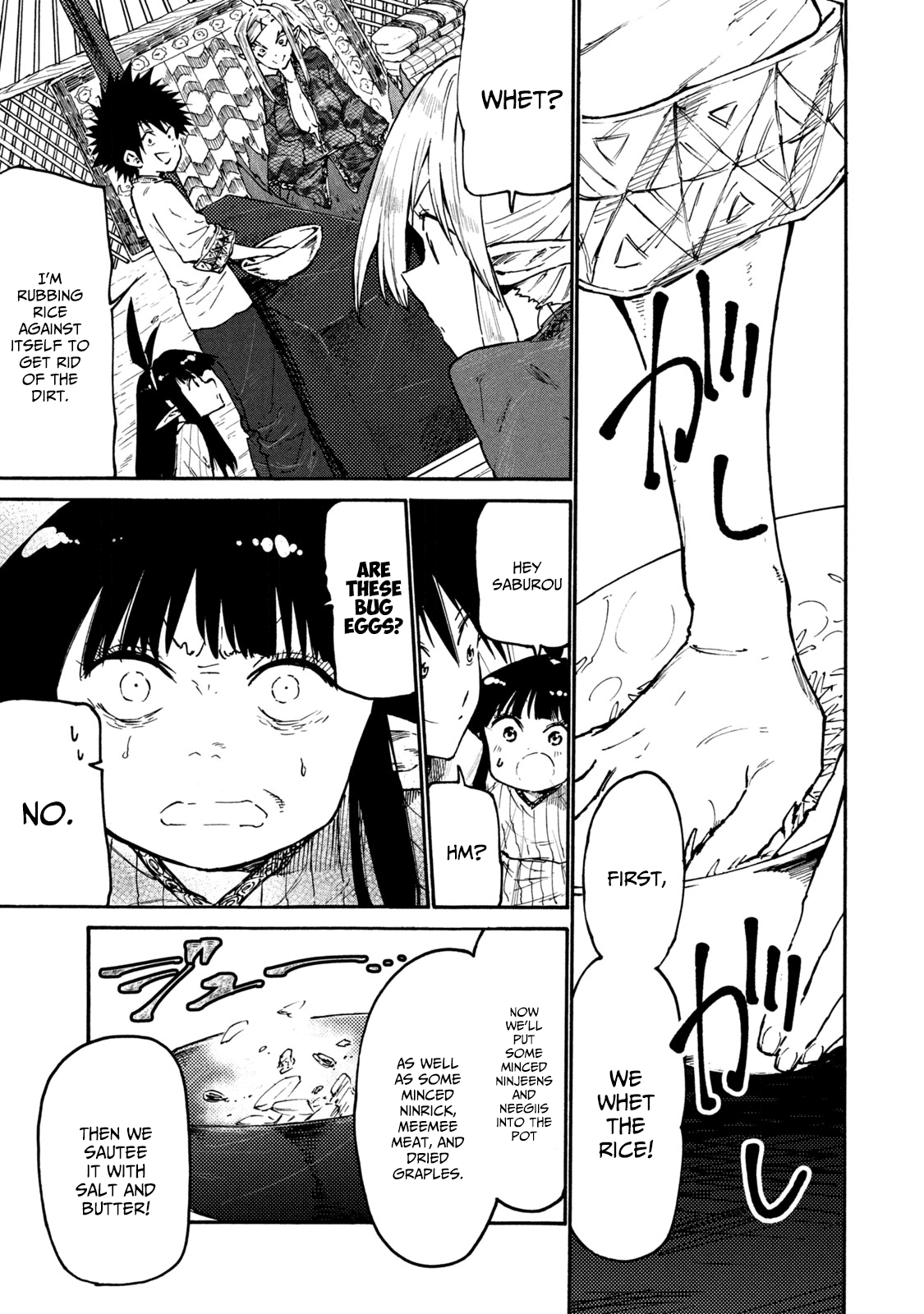Mazumeshi Elf to Youbokugurashi Chapter 36 page 11 - Chapter 36