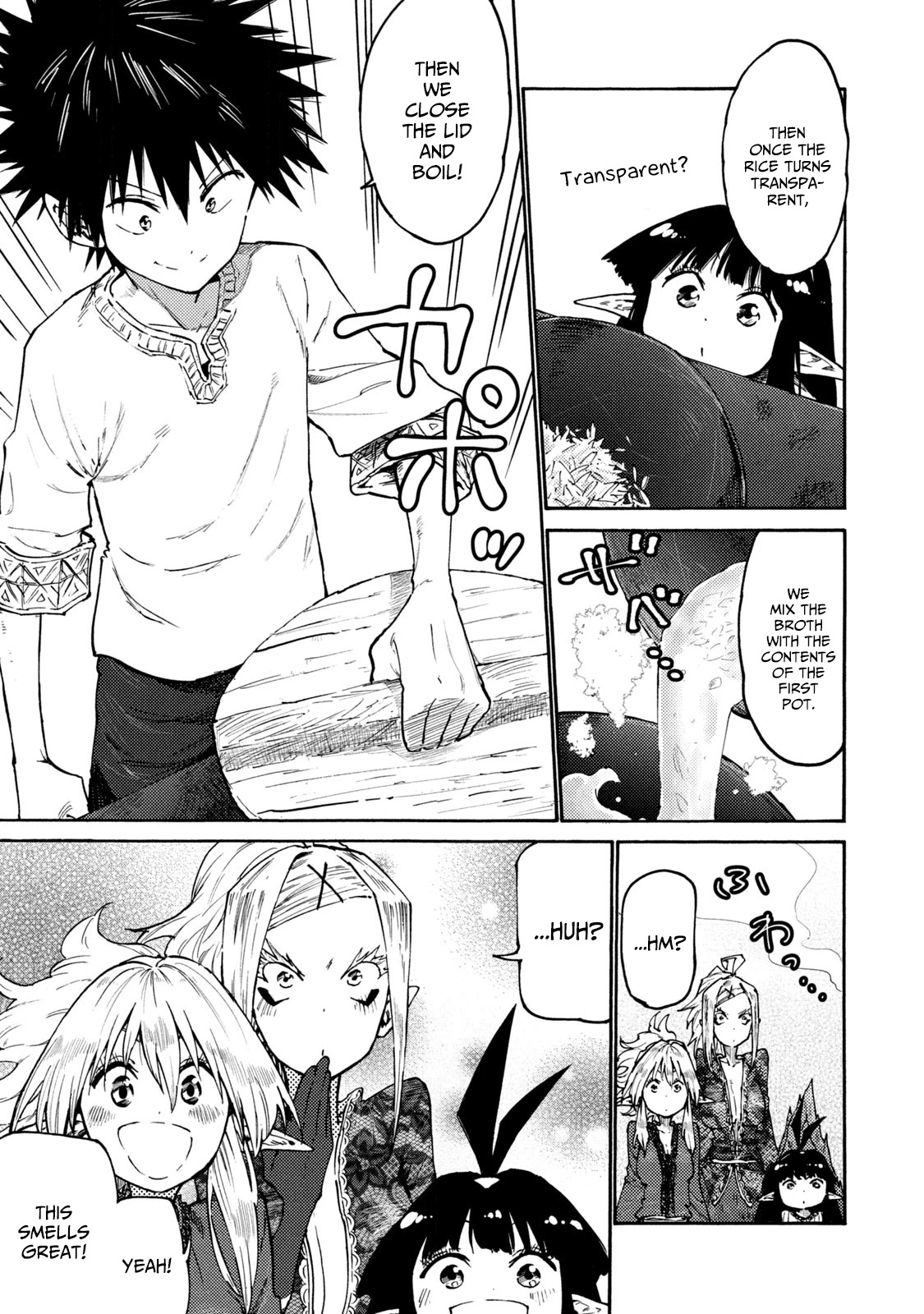 Mazumeshi Elf to Youbokugurashi Chapter 36 page 13 - Chapter 36