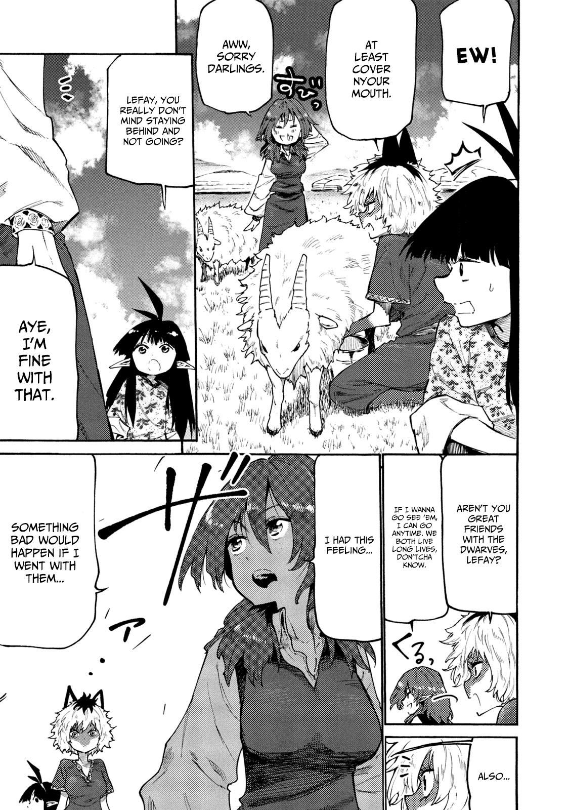 Mazumeshi Elf to Youbokugurashi Chapter 37 page 5 - Chapter 37