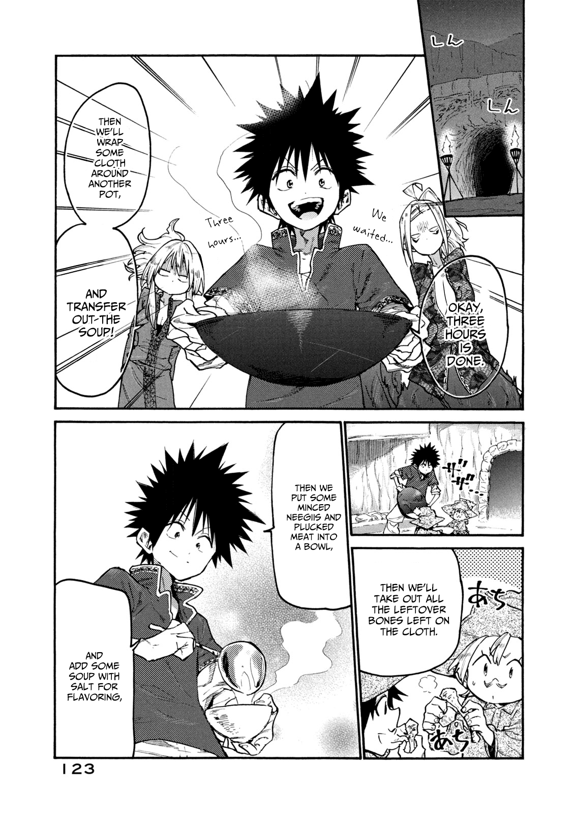 Mazumeshi Elf to Youbokugurashi Chapter 38 page 13 - Chapter 38