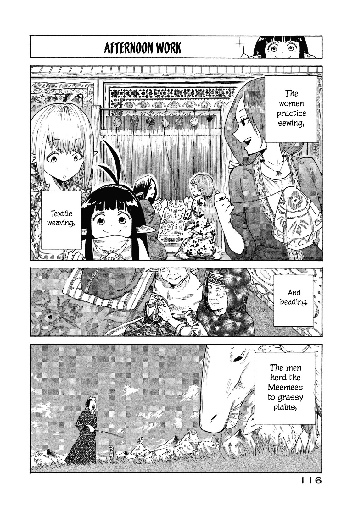 Mazumeshi Elf to Youbokugurashi Chapter 4 page 7 - Chapter 4: Nomad Life