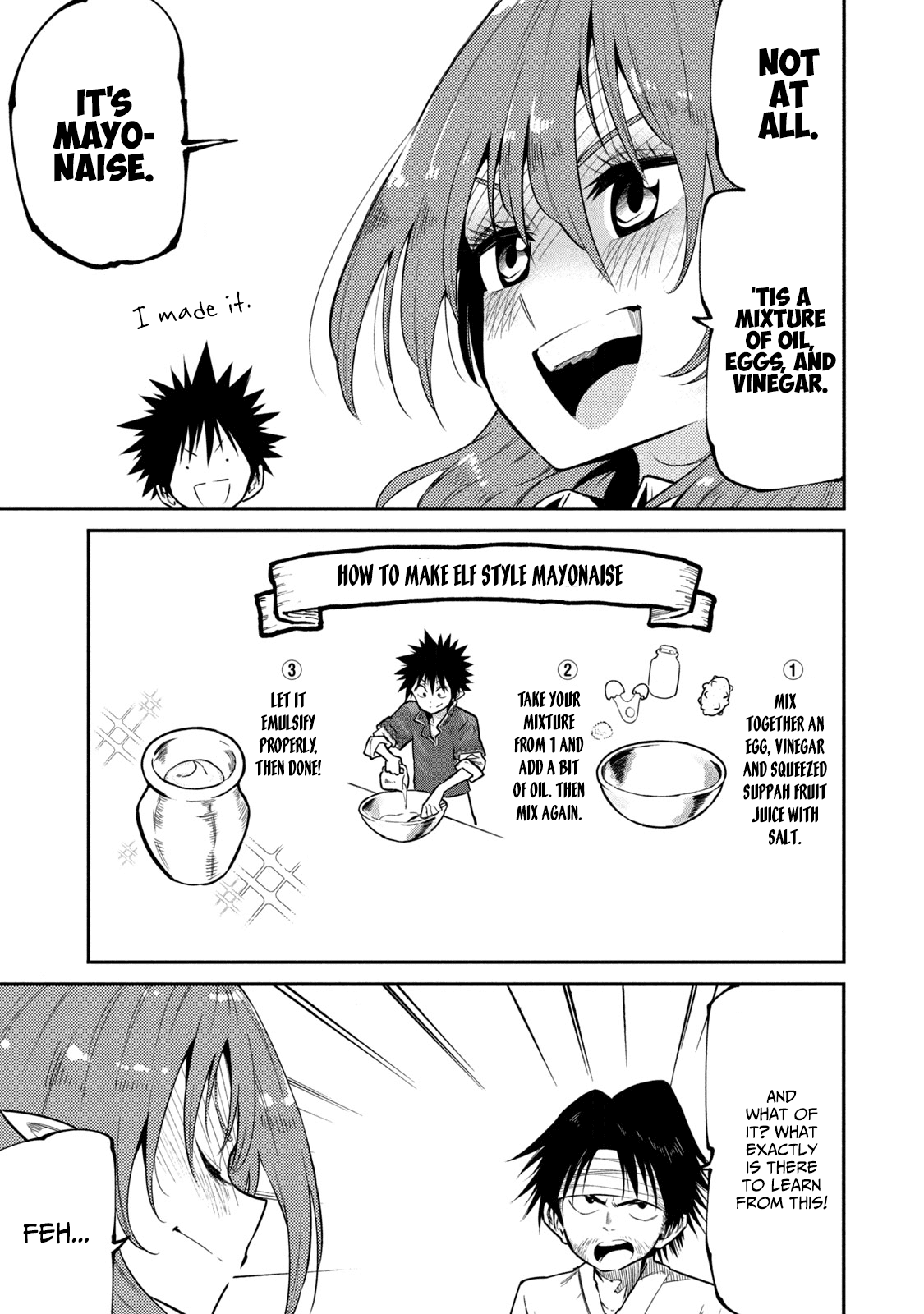 Mazumeshi Elf to Youbokugurashi Chapter 43 page 17 - Chapter 43
