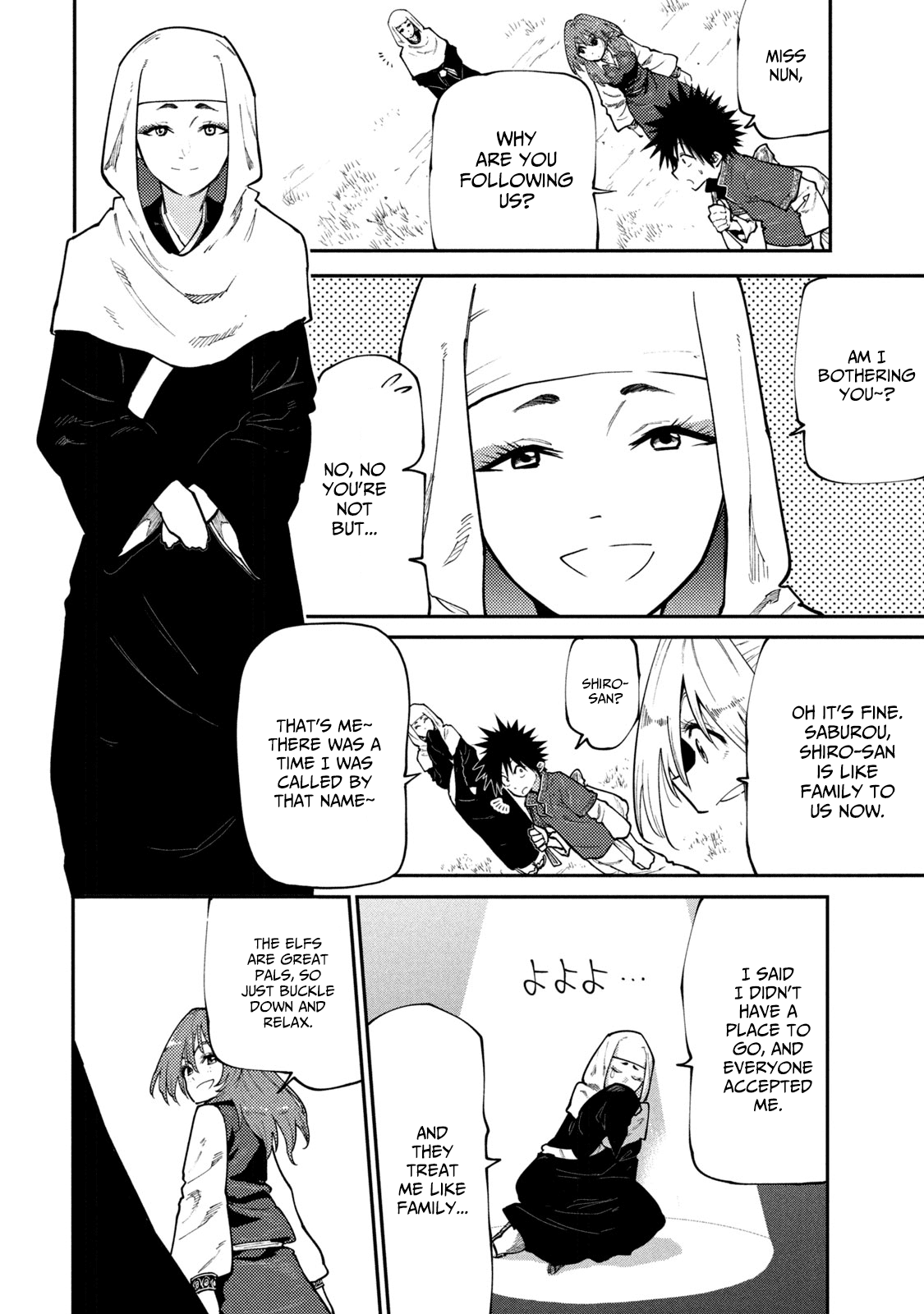 Mazumeshi Elf to Youbokugurashi Chapter 45 page 6 - Chapter 45