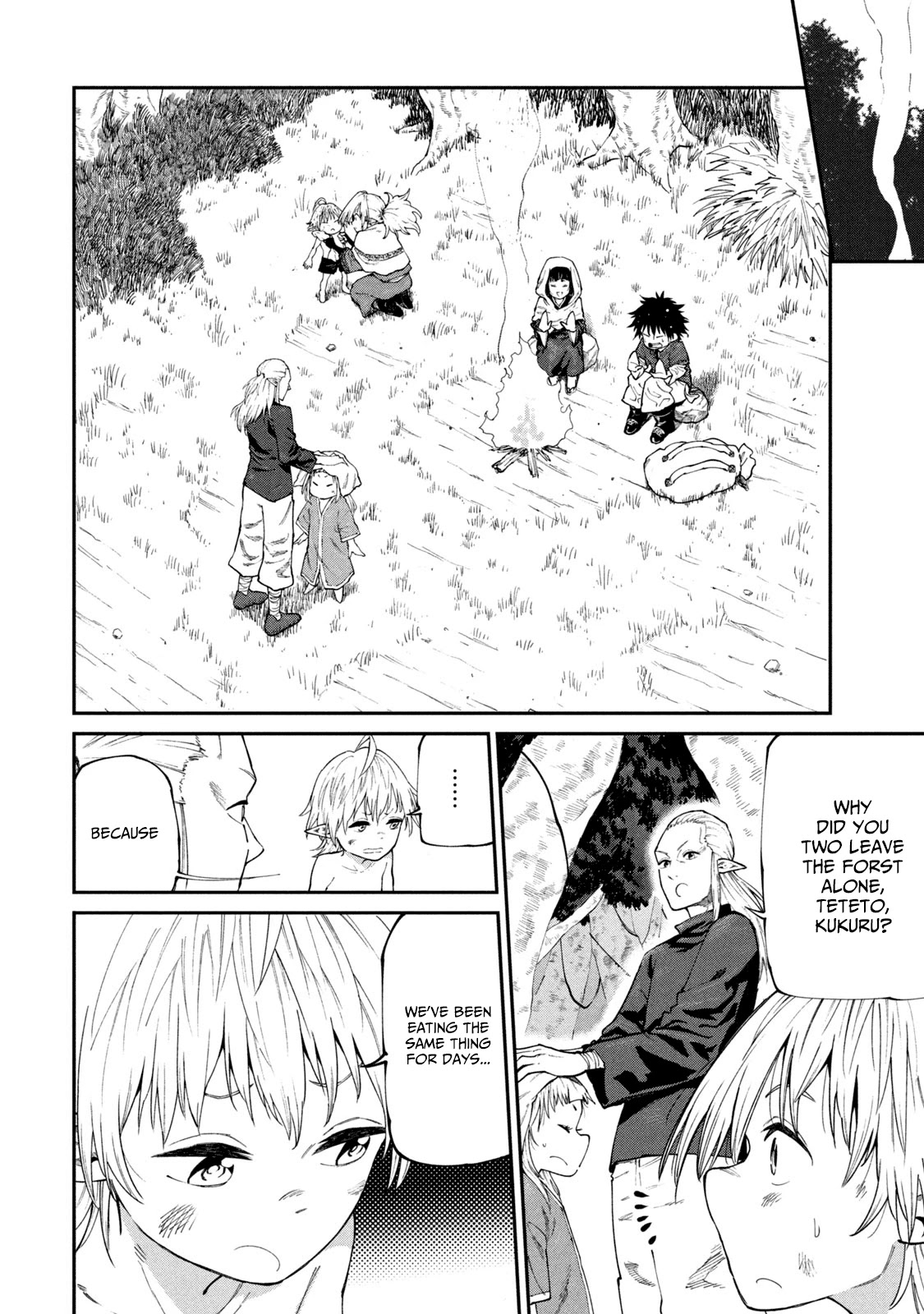 Mazumeshi Elf to Youbokugurashi Chapter 46 page 14 - Chapter 46