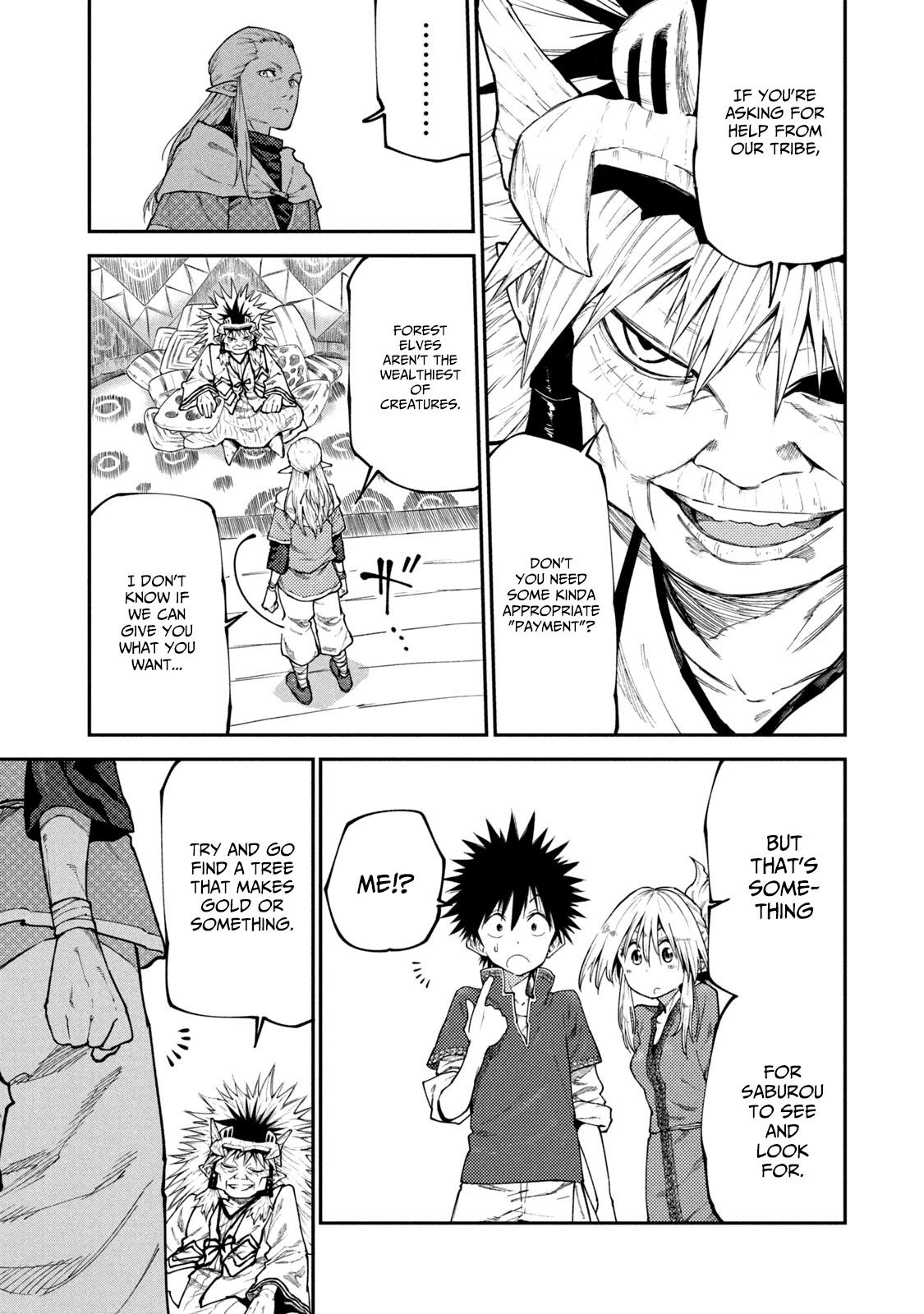 Mazumeshi Elf to Youbokugurashi Chapter 46 page 5 - Chapter 46