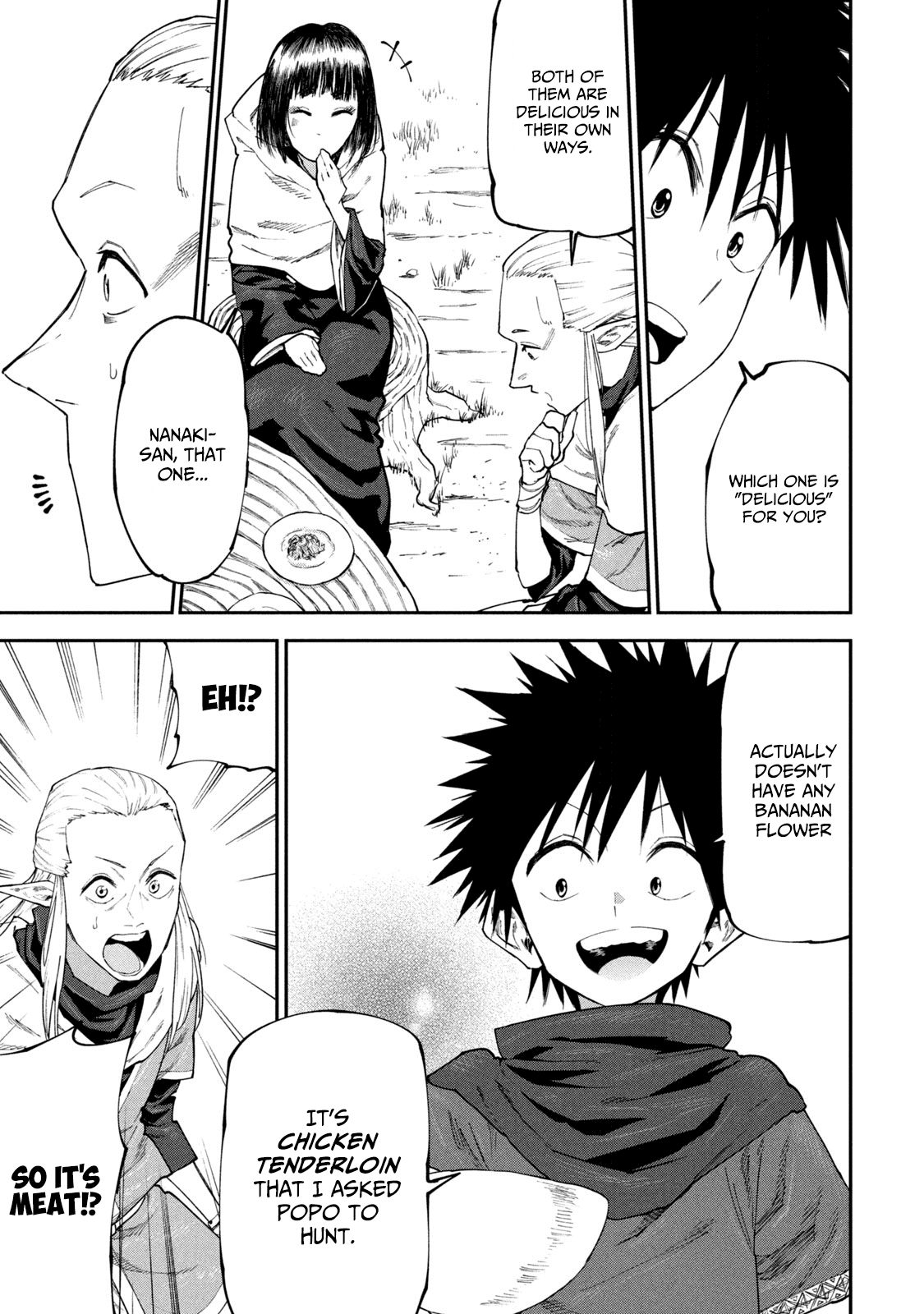Mazumeshi Elf to Youbokugurashi Chapter 47 page 19 - Chapter 47