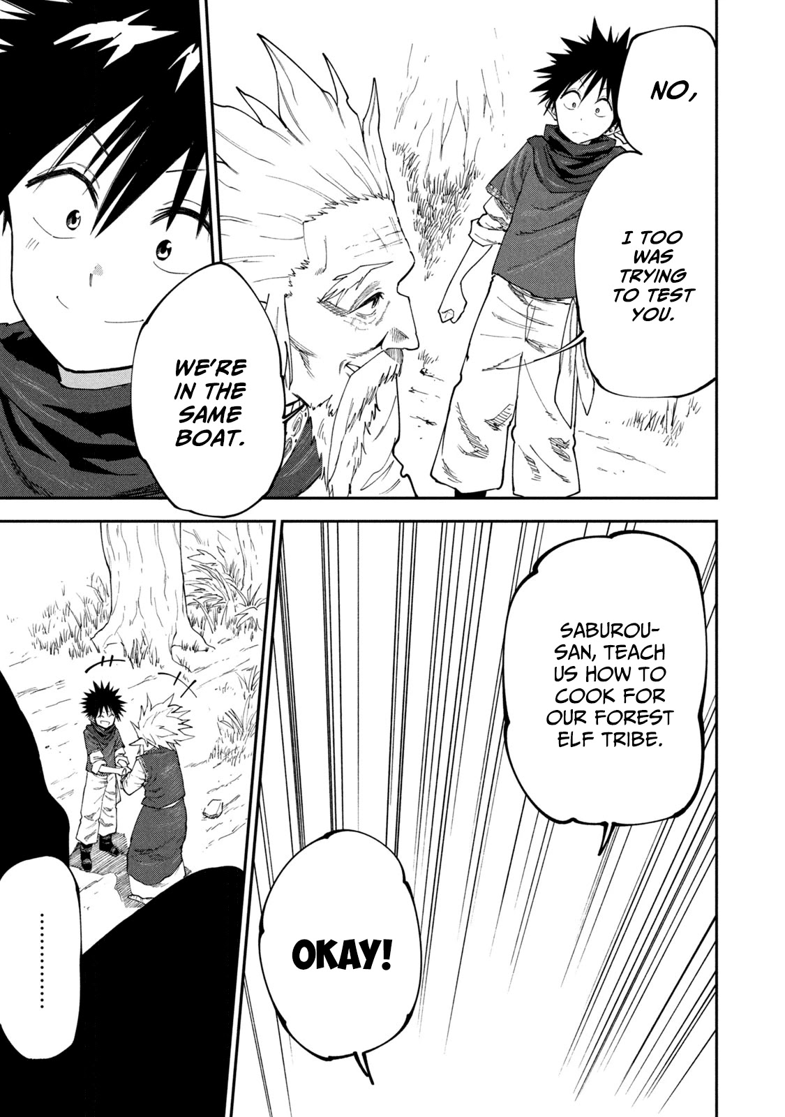 Mazumeshi Elf to Youbokugurashi Chapter 47 page 21 - Chapter 47