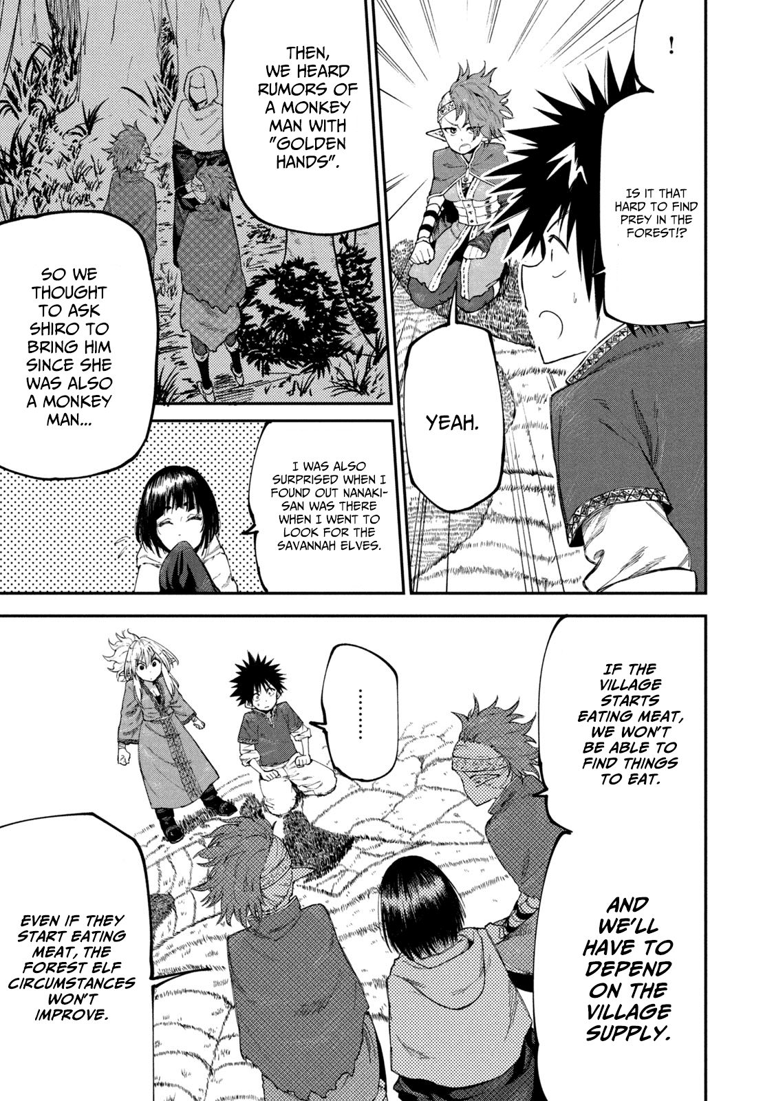 Mazumeshi Elf to Youbokugurashi Chapter 48 page 13 - Chapter 48: Reforming Forest Elf cooking!!