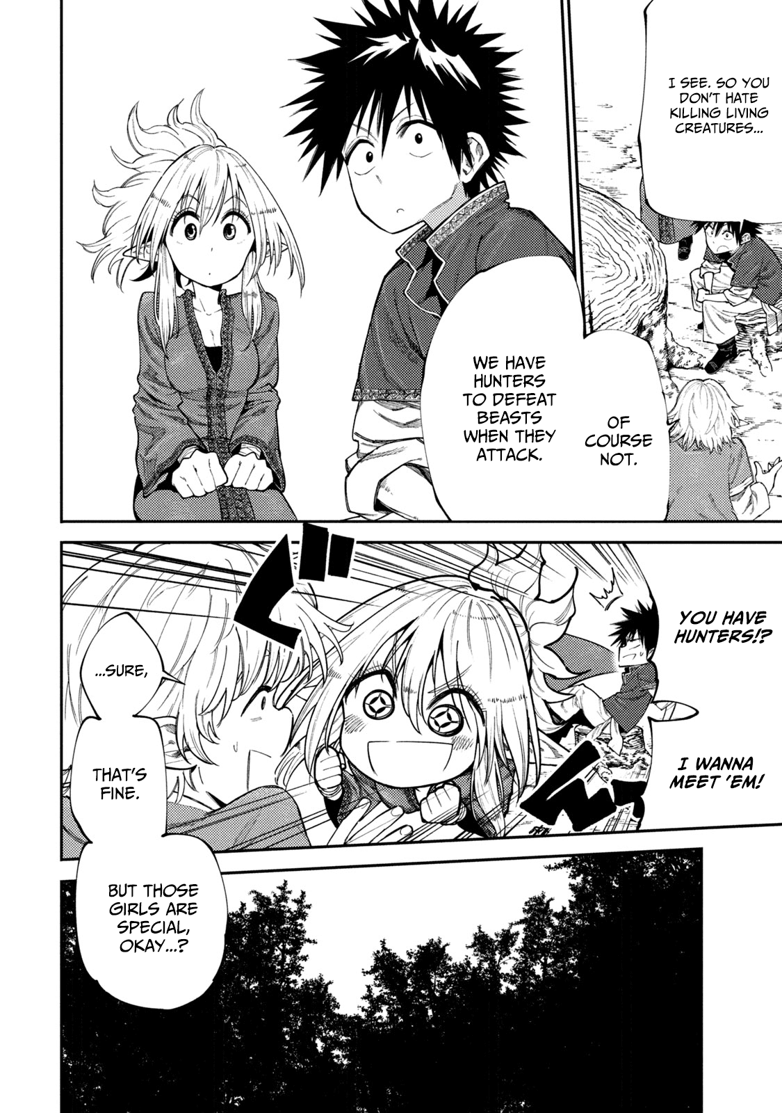 Mazumeshi Elf to Youbokugurashi Chapter 48 page 4 - Chapter 48: Reforming Forest Elf cooking!!