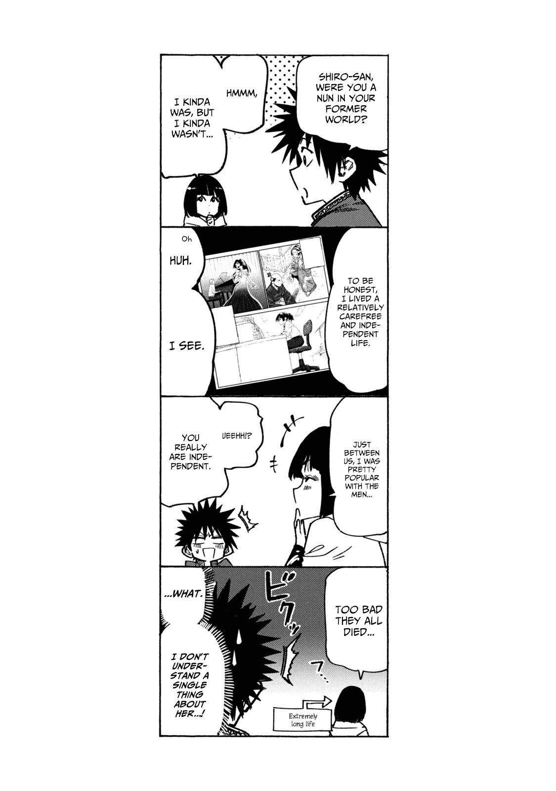 Mazumeshi Elf to Youbokugurashi Chapter 49.1 page 21 - Chapter 49.1: Memory 3: The salvation seeker