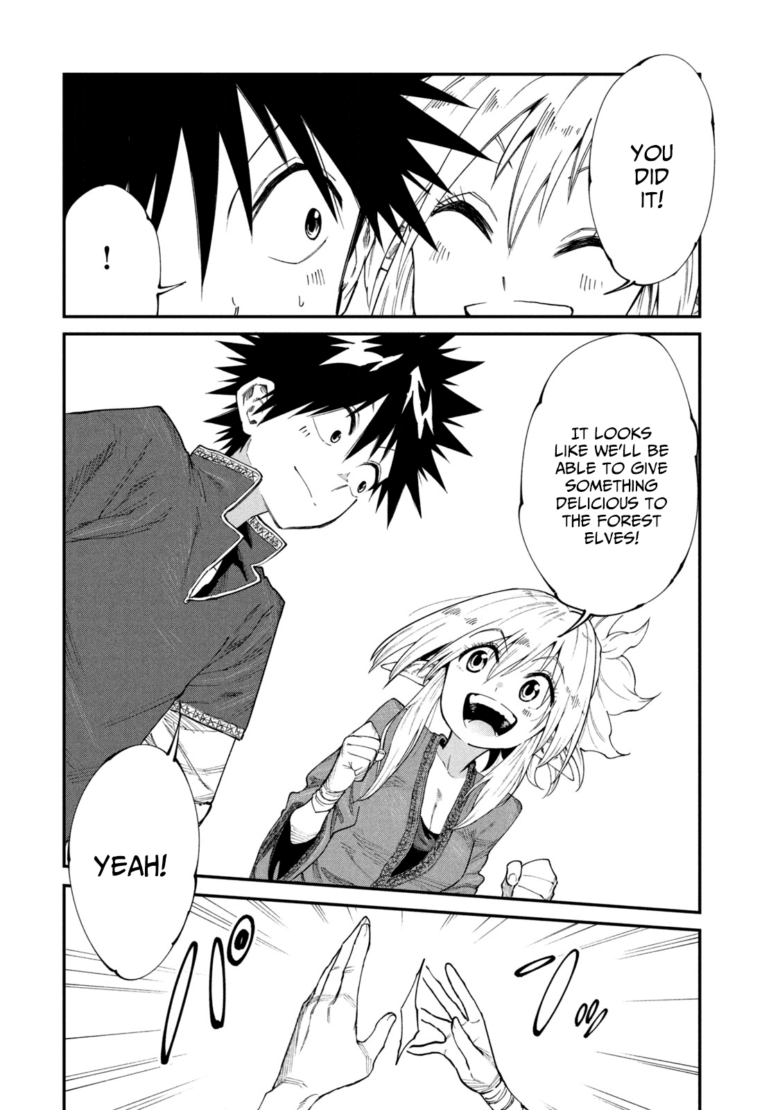Mazumeshi Elf to Youbokugurashi Chapter 49 page 20 - Chapter 49: Let's eat meat!