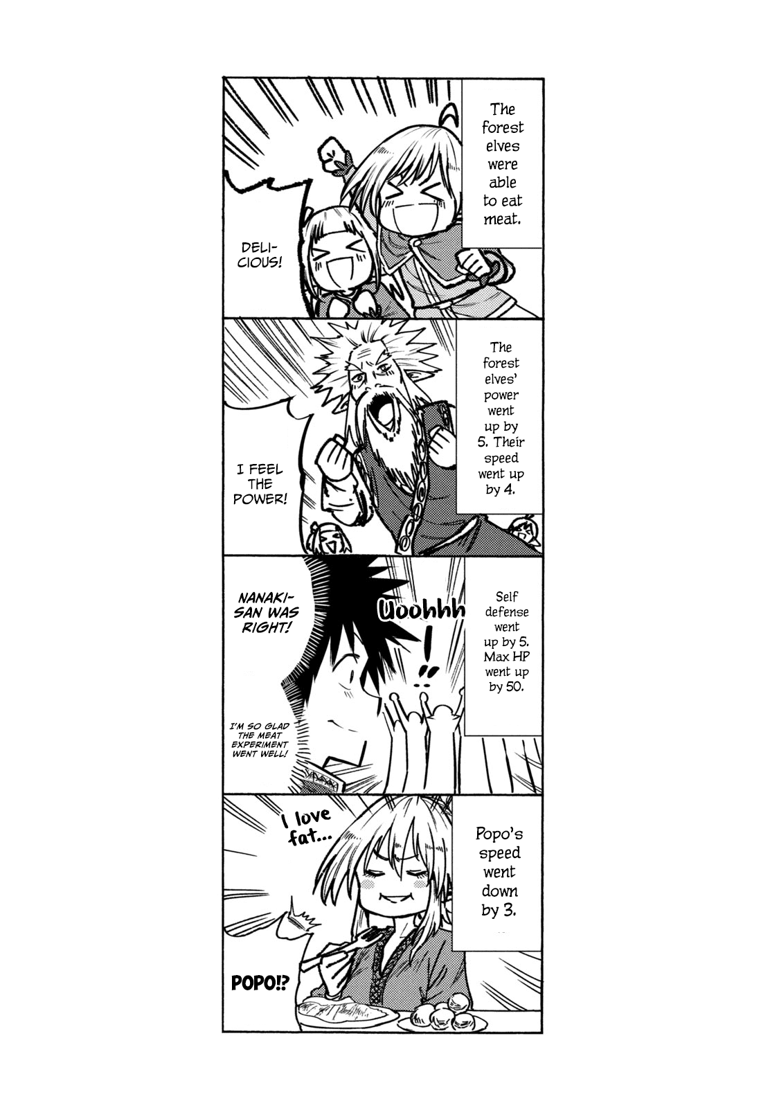 Mazumeshi Elf to Youbokugurashi Chapter 49 page 22 - Chapter 49: Let's eat meat!
