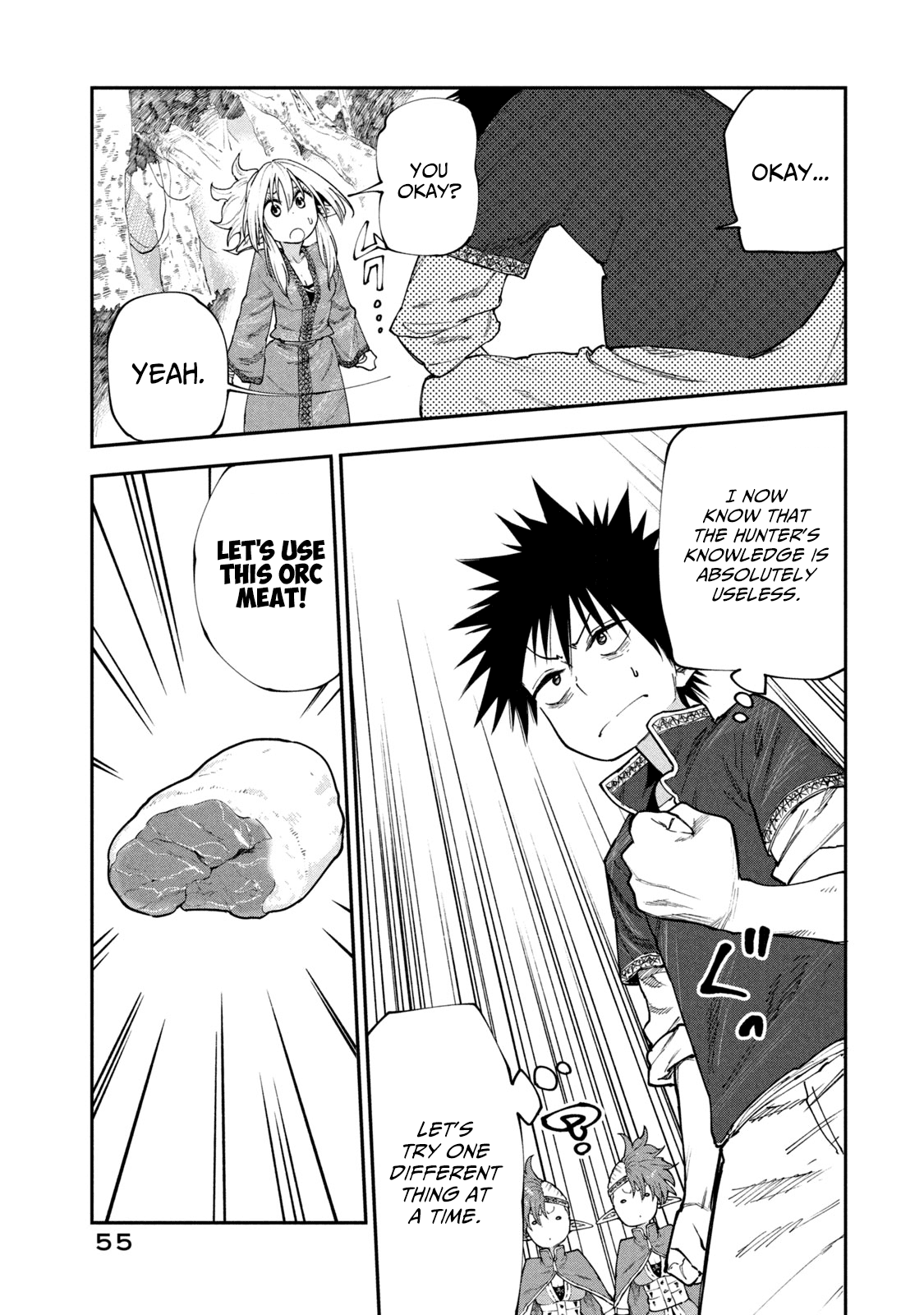 Mazumeshi Elf to Youbokugurashi Chapter 49 page 7 - Chapter 49: Let's eat meat!
