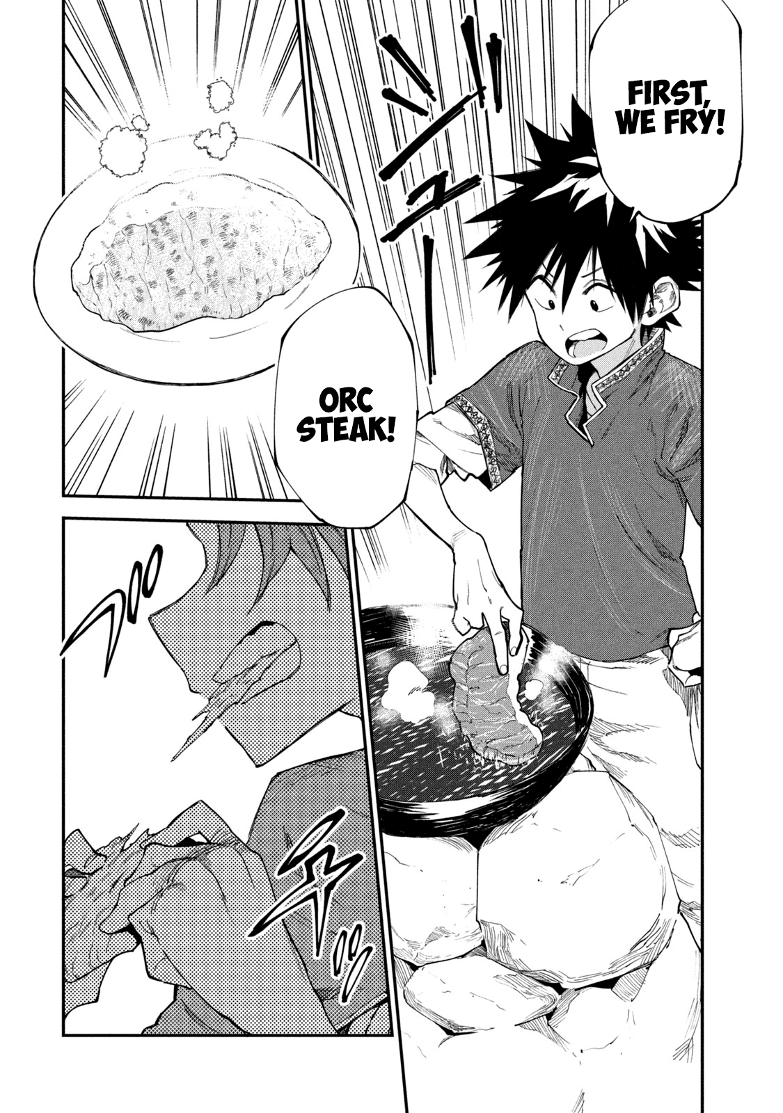 Mazumeshi Elf to Youbokugurashi Chapter 49 page 8 - Chapter 49: Let's eat meat!