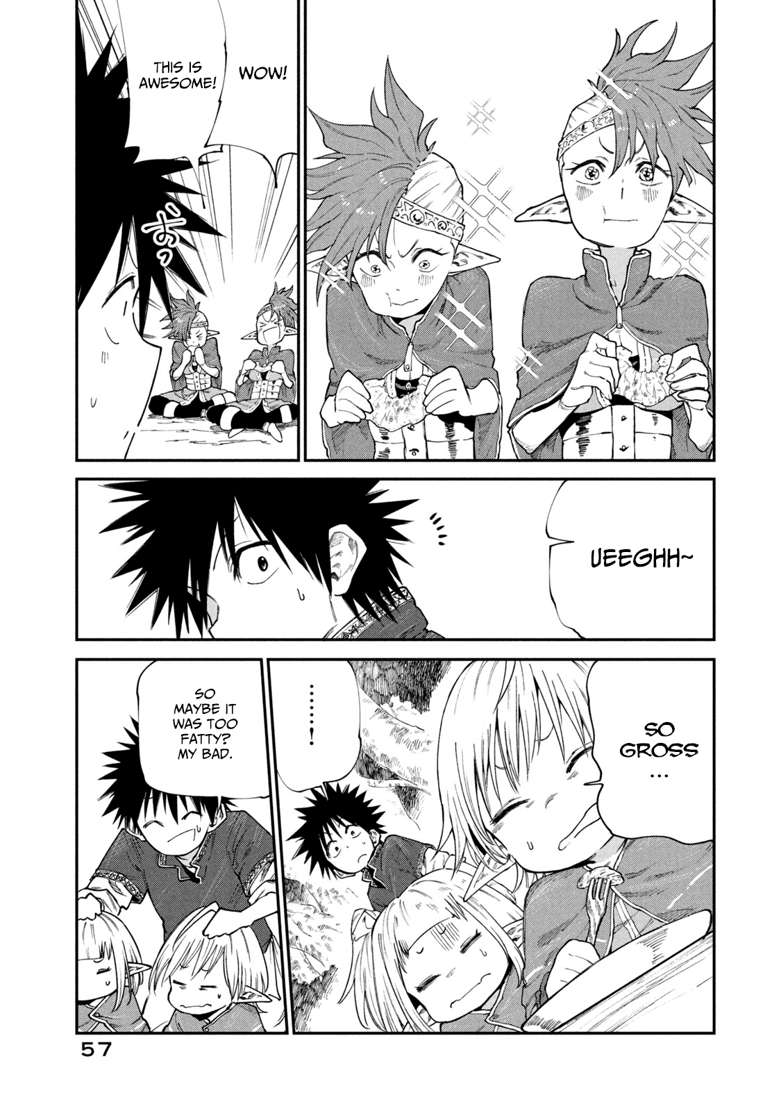Mazumeshi Elf to Youbokugurashi Chapter 49 page 9 - Chapter 49: Let's eat meat!