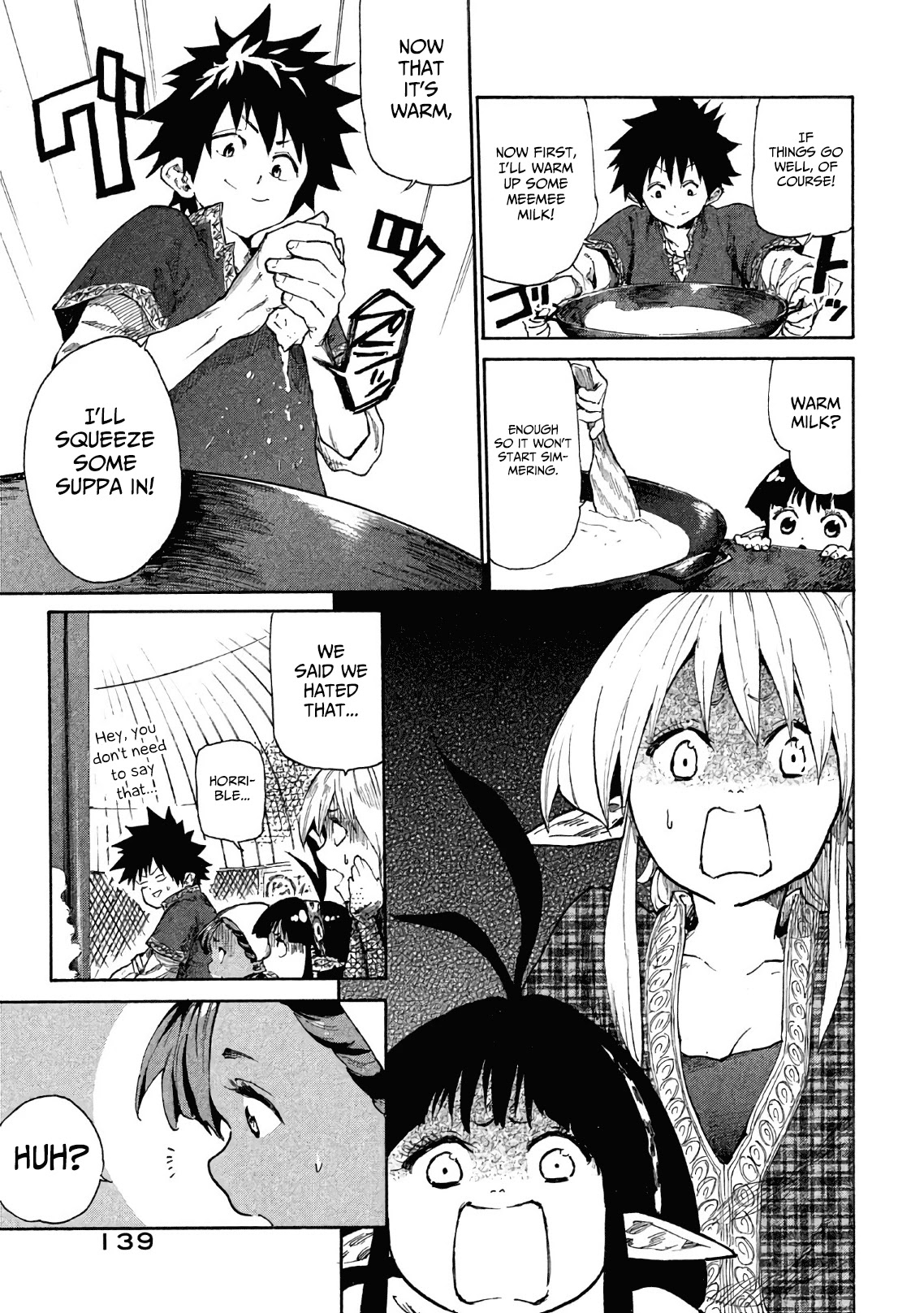 Mazumeshi Elf to Youbokugurashi Chapter 5 page 18 - Chapter 5: Bazaars and Merchants