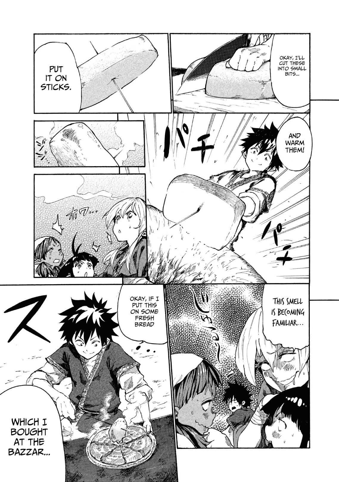 Mazumeshi Elf to Youbokugurashi Chapter 5 page 22 - Chapter 5: Bazaars and Merchants